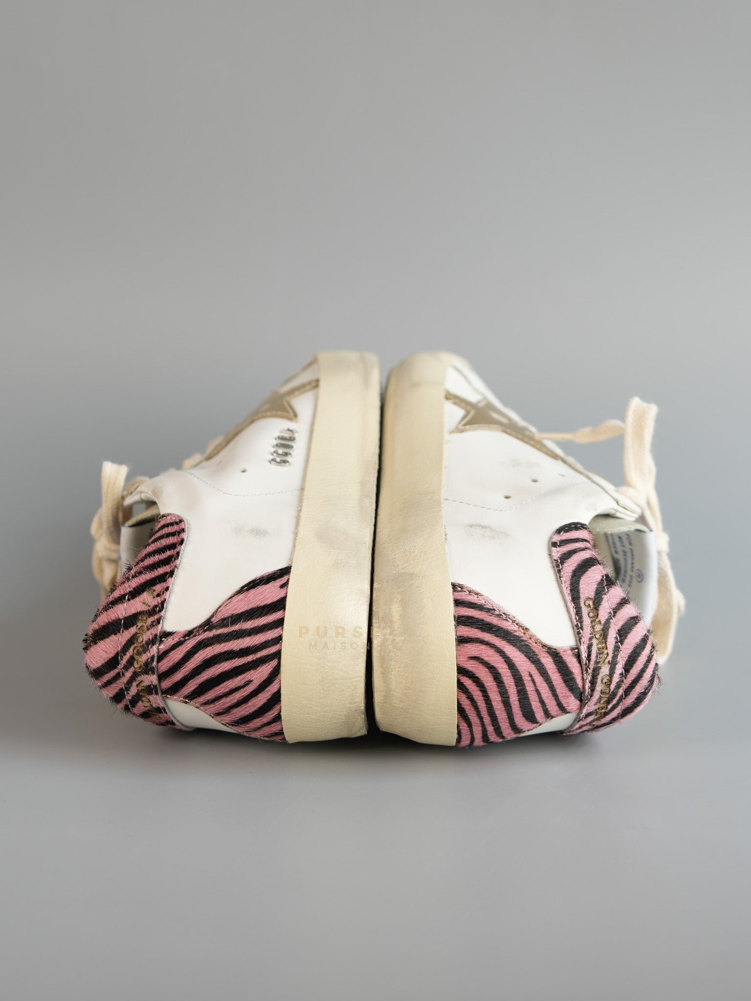 Superstar Suede Toe Zebra Horsy Heel and Spur 37 EU (23 cm) | Purse Maison Luxury Bags Shop