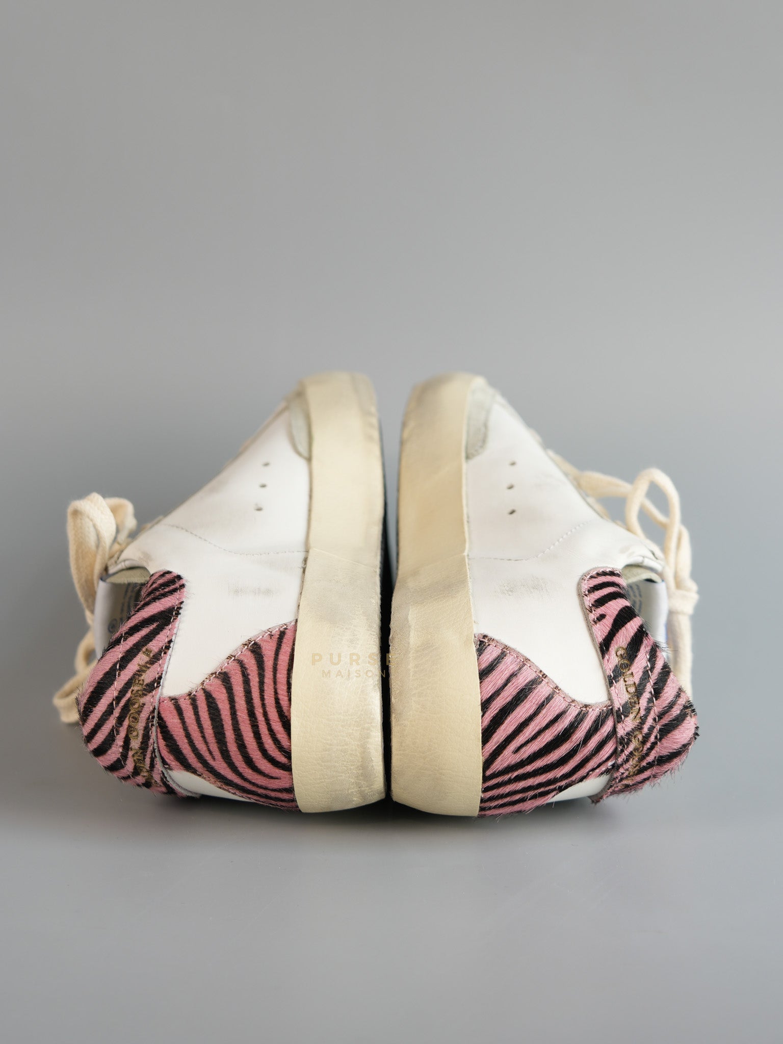 Superstar Suede Toe Zebra Horsy Heel and Spur 37 EU (23 cm) | Purse Maison Luxury Bags Shop