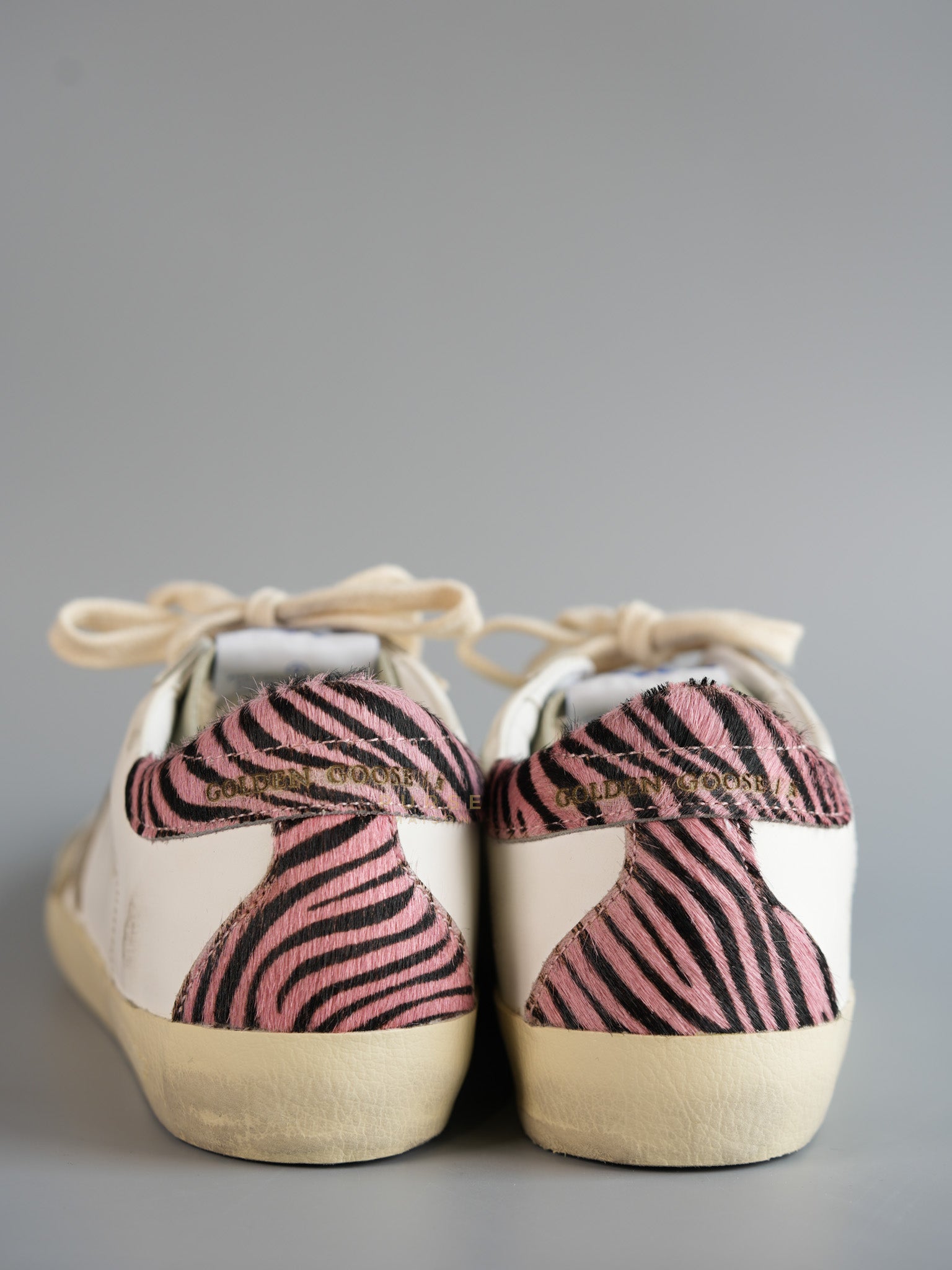 Superstar Suede Toe Zebra Horsy Heel and Spur 37 EU (23 cm) | Purse Maison Luxury Bags Shop