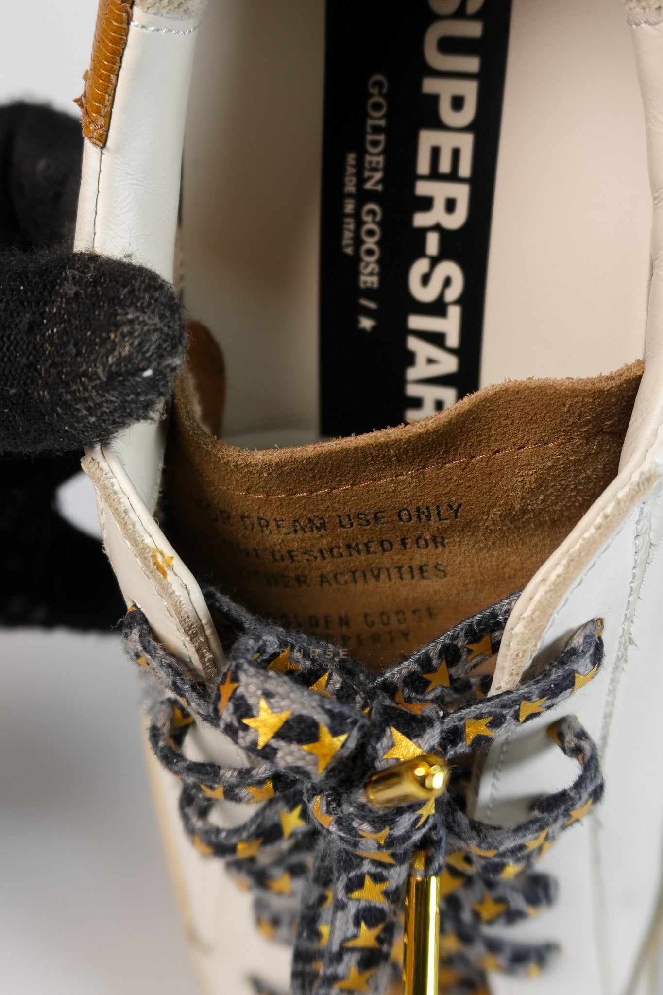 Superstar White Brown Size 39 EU (24.5cm) | Purse Maison Luxury Bags Shop