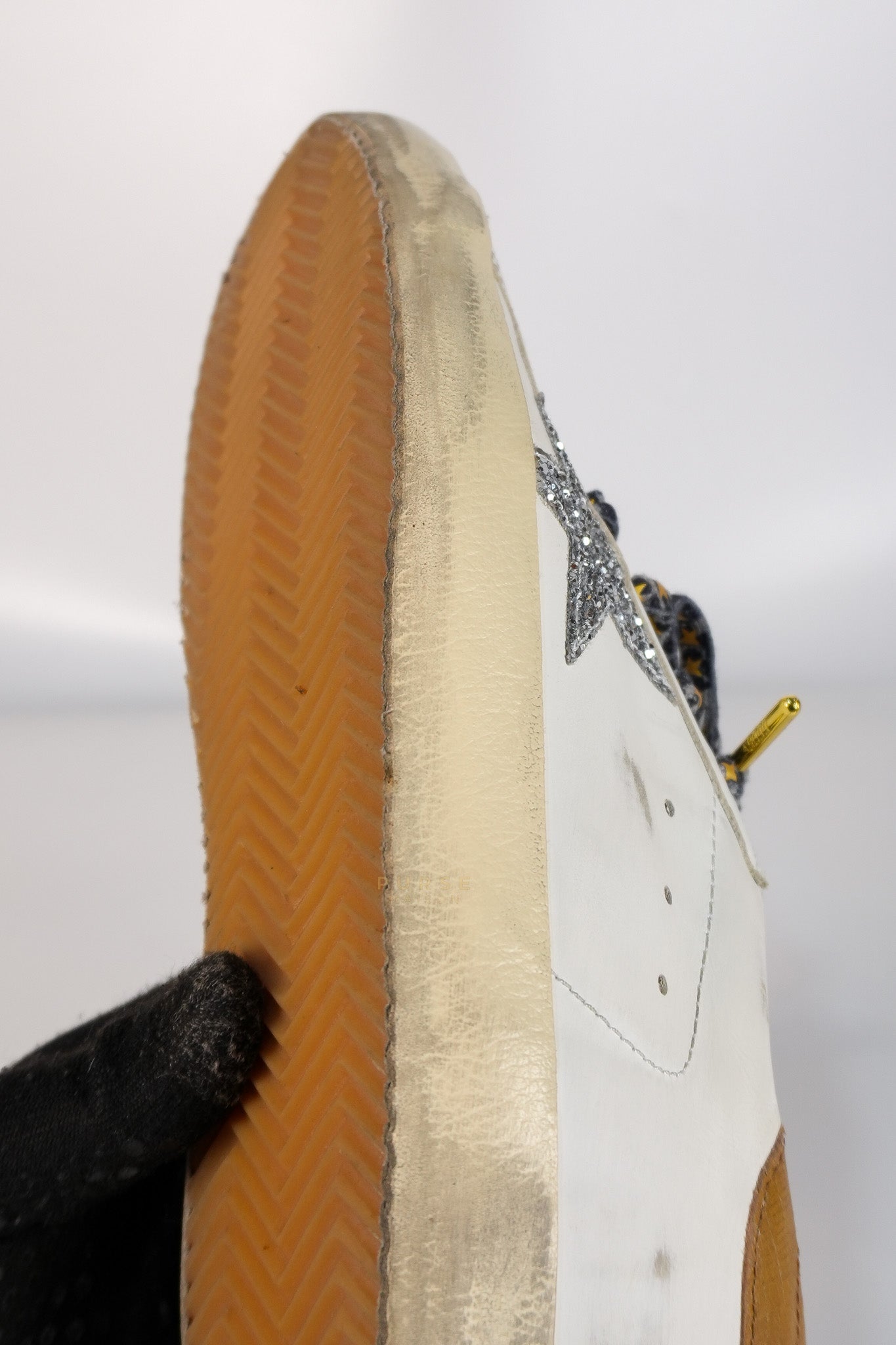 Superstar White Brown Size 39 EU (24.5cm) | Purse Maison Luxury Bags Shop