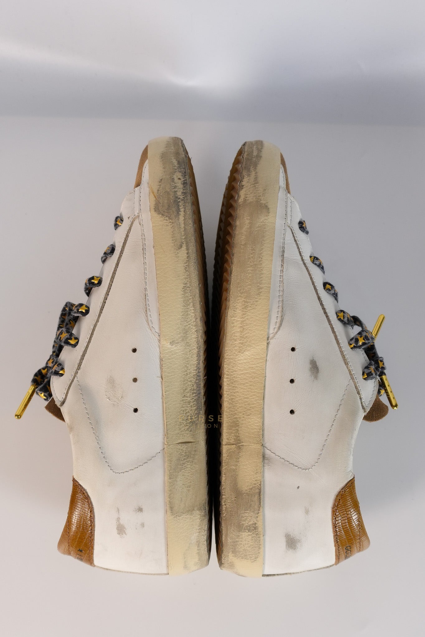 Superstar White Brown Size 39 EU (24.5cm) | Purse Maison Luxury Bags Shop