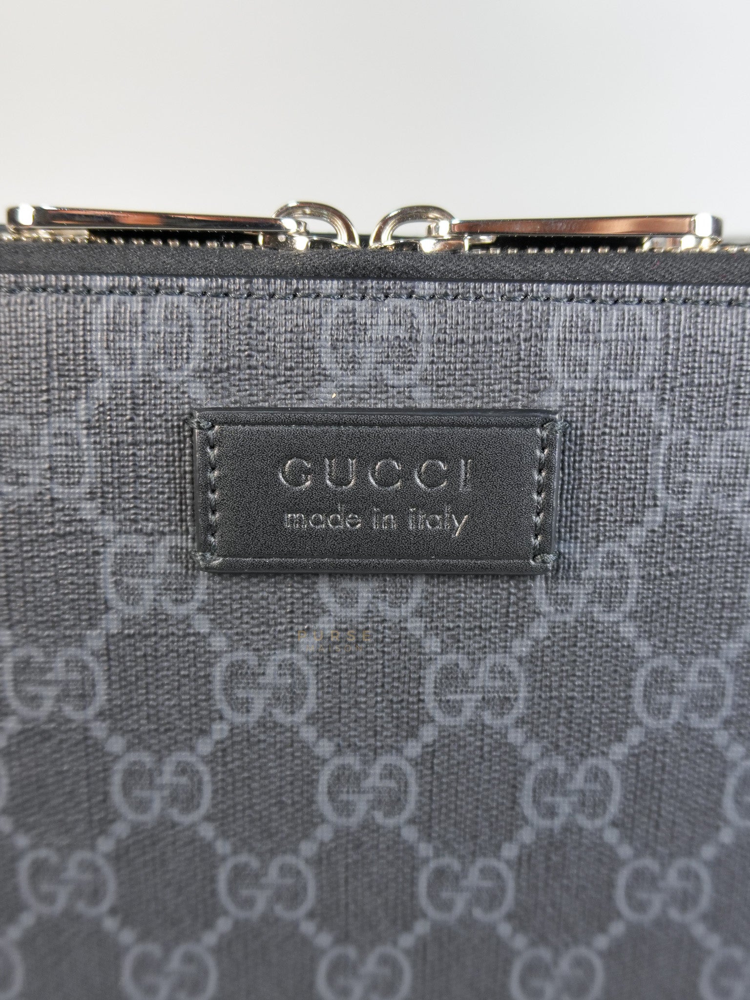 Supreme Canvas Two-Way Clutch Bag | Purse Maison Luxury Bags Shop