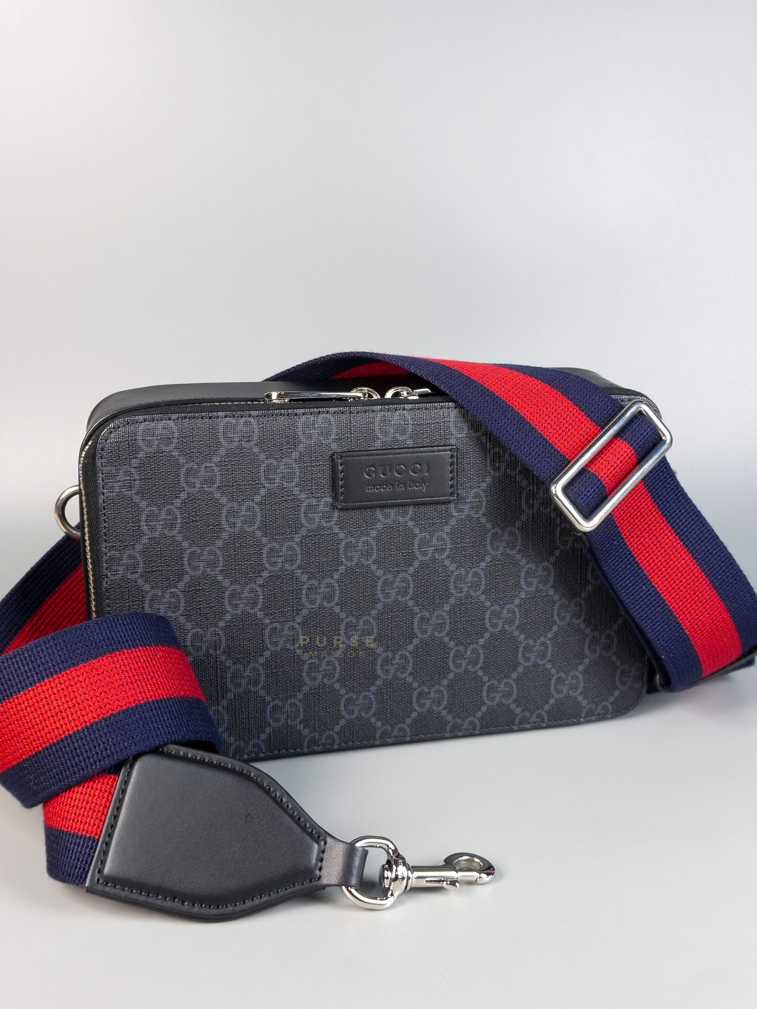 Supreme Canvas Two-Way Clutch Bag | Purse Maison Luxury Bags Shop