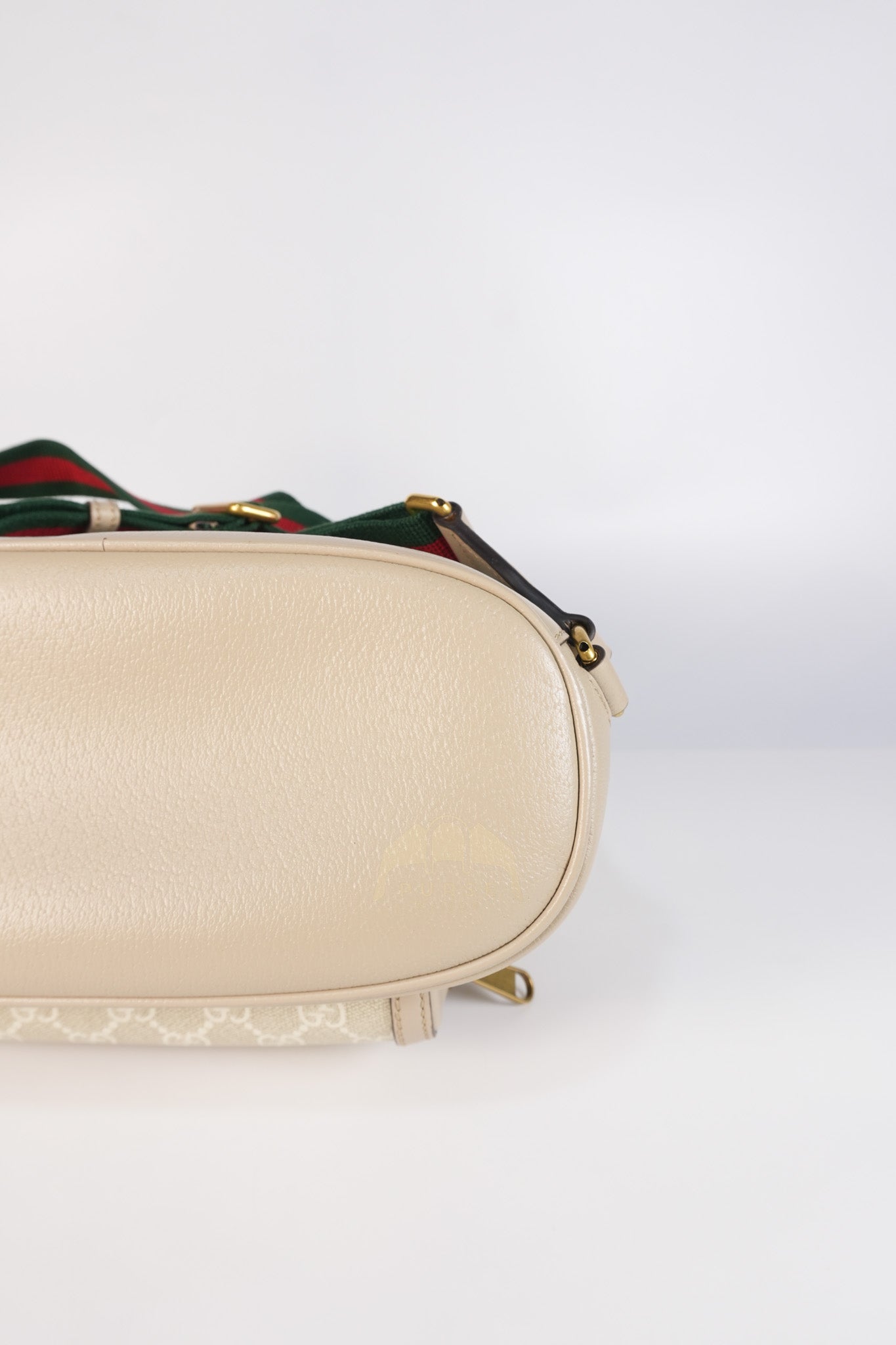 Supreme Logo Drawstring in Beige Canvas Backpack | Purse Maison Luxury Bags Shop