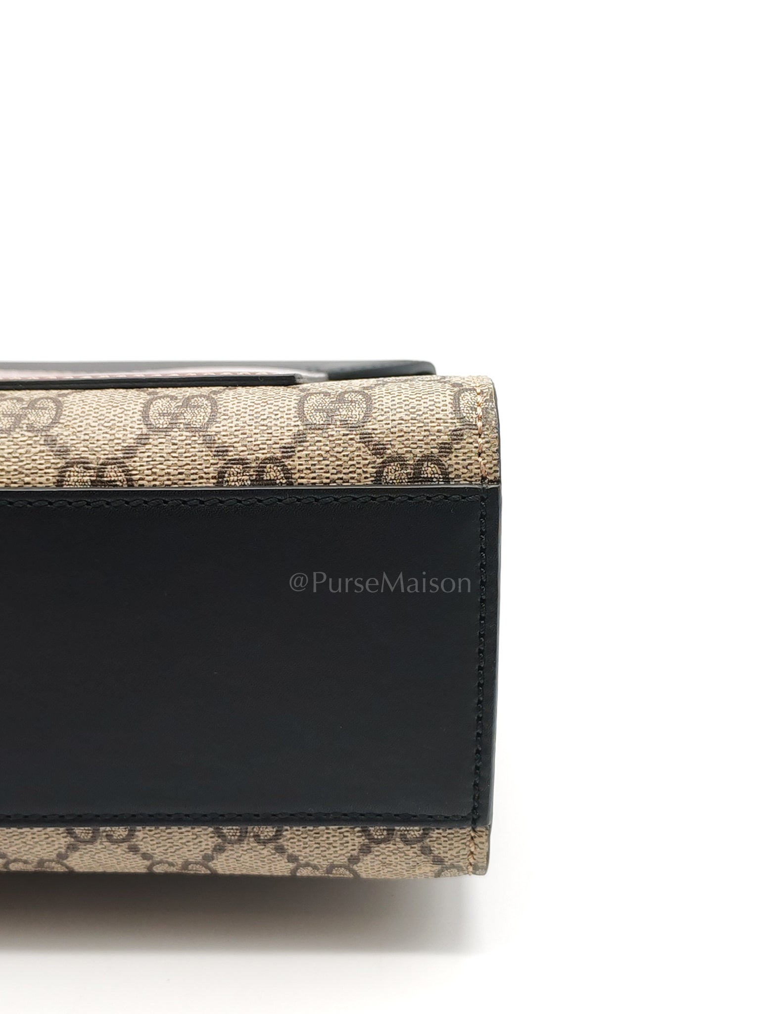 Supreme Padlock Medium Shoulder Bag in GG Supreme Canvas & Gold Hardware | Purse Maison Luxury Bags Shop