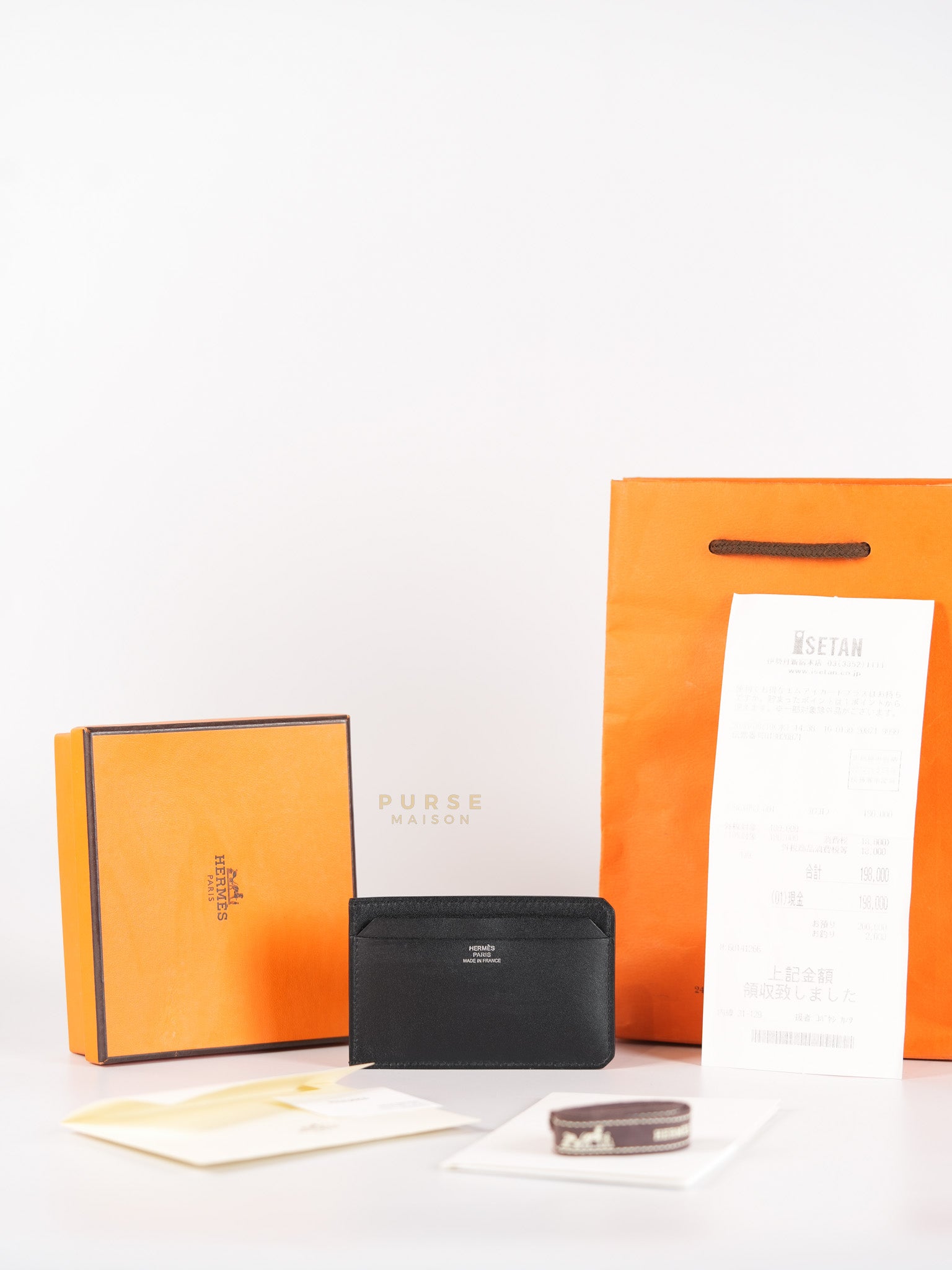 Swift Citizen Twill Black Swift Cardholder Stamp C (2018) | Purse Maison Luxury Bags Shop