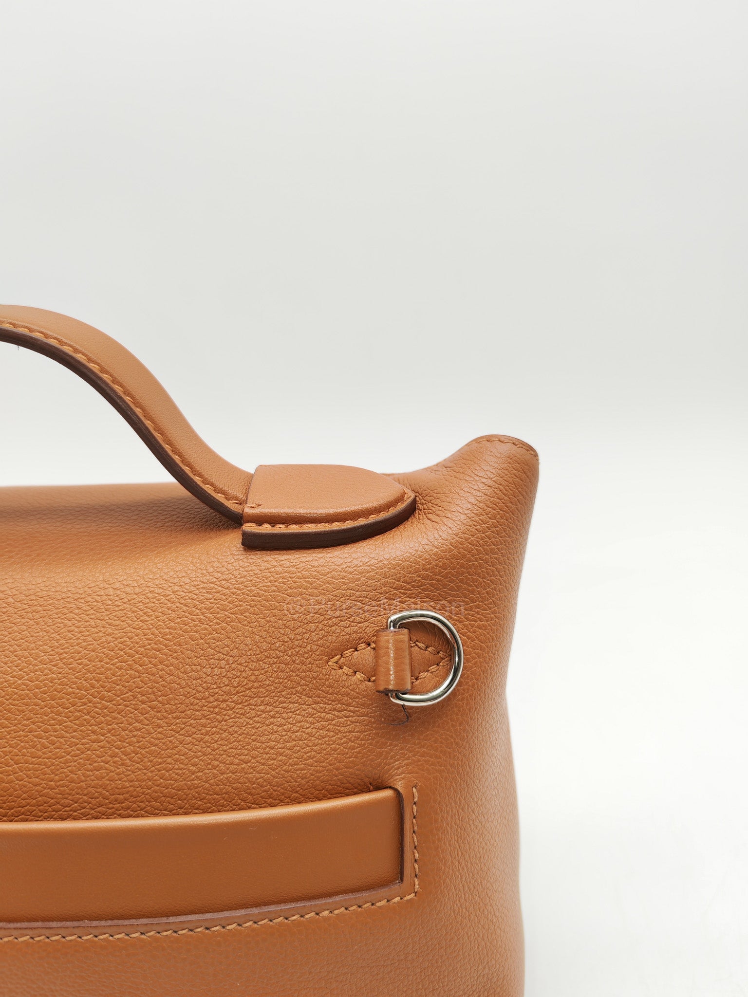 Hermes 24/24 Mini 21 in Gold Evercolor Leather Palladium Hardware Stamp U(2022)