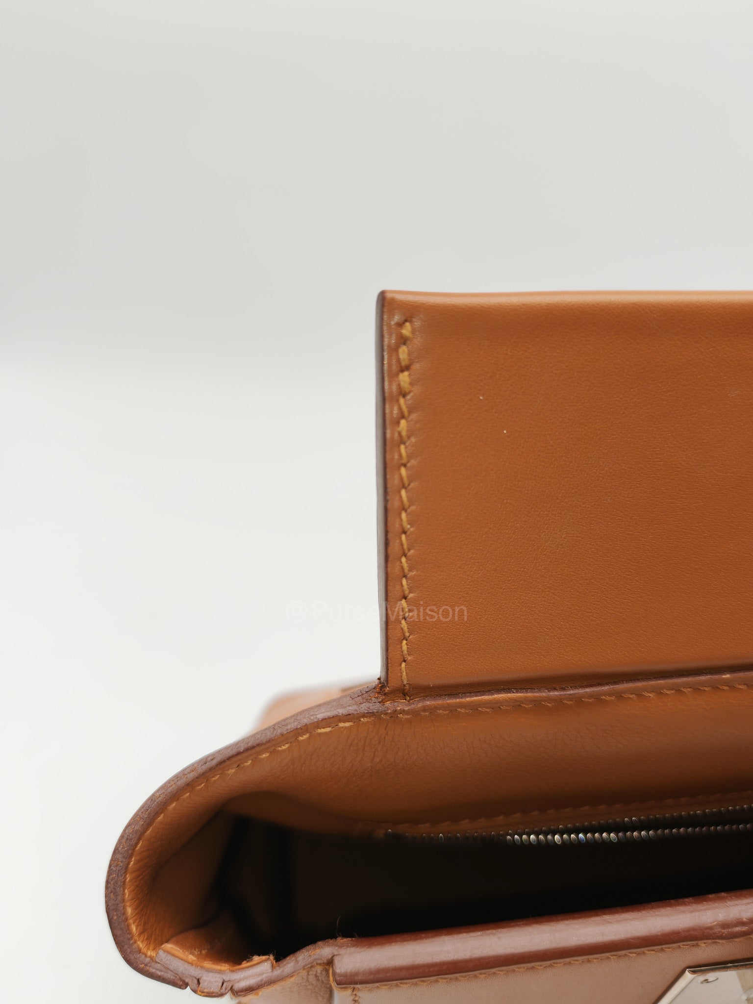 Hermes 24/24 Mini 21 in Gold Evercolor Leather Palladium Hardware Stamp U(2022)