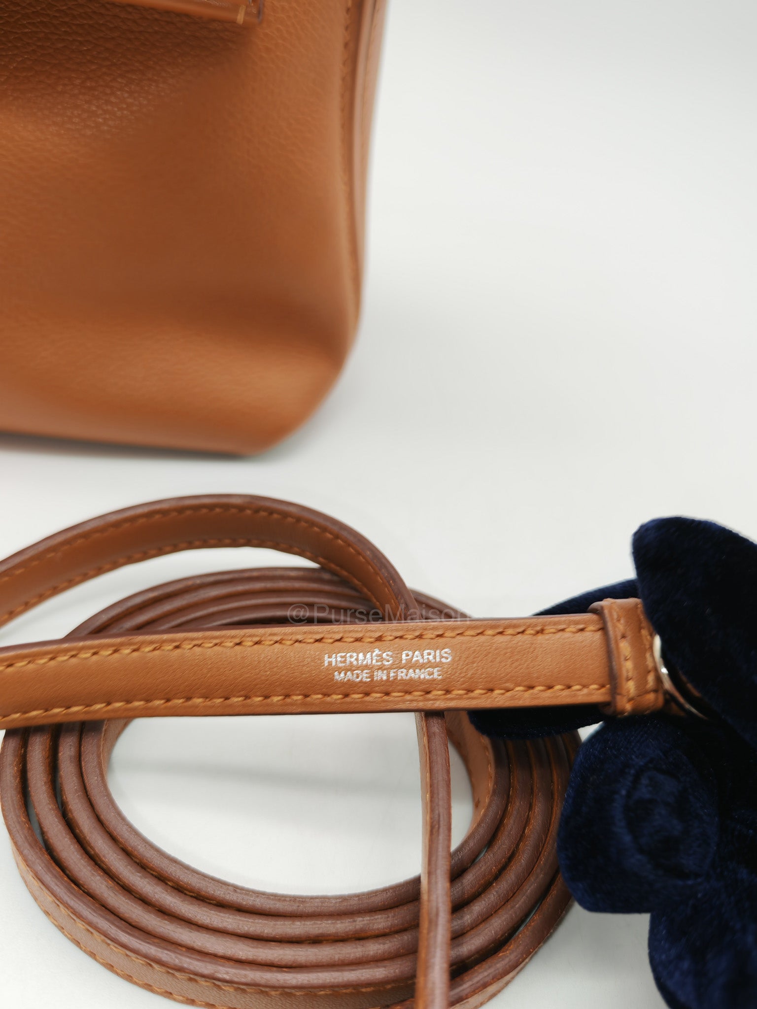 Hermes 24/24 Mini 21 in Gold Evercolor Leather Palladium Hardware Stamp U(2022)