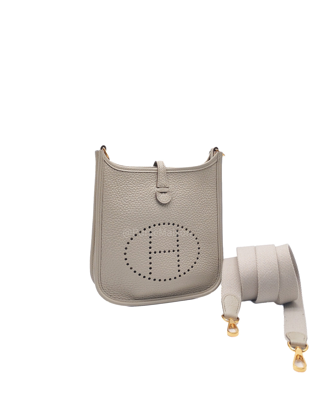 Hermes Mini Evelyne 16 Amazon Taurillon Clemence Leather and Gold Hardware Stamp U (2022)