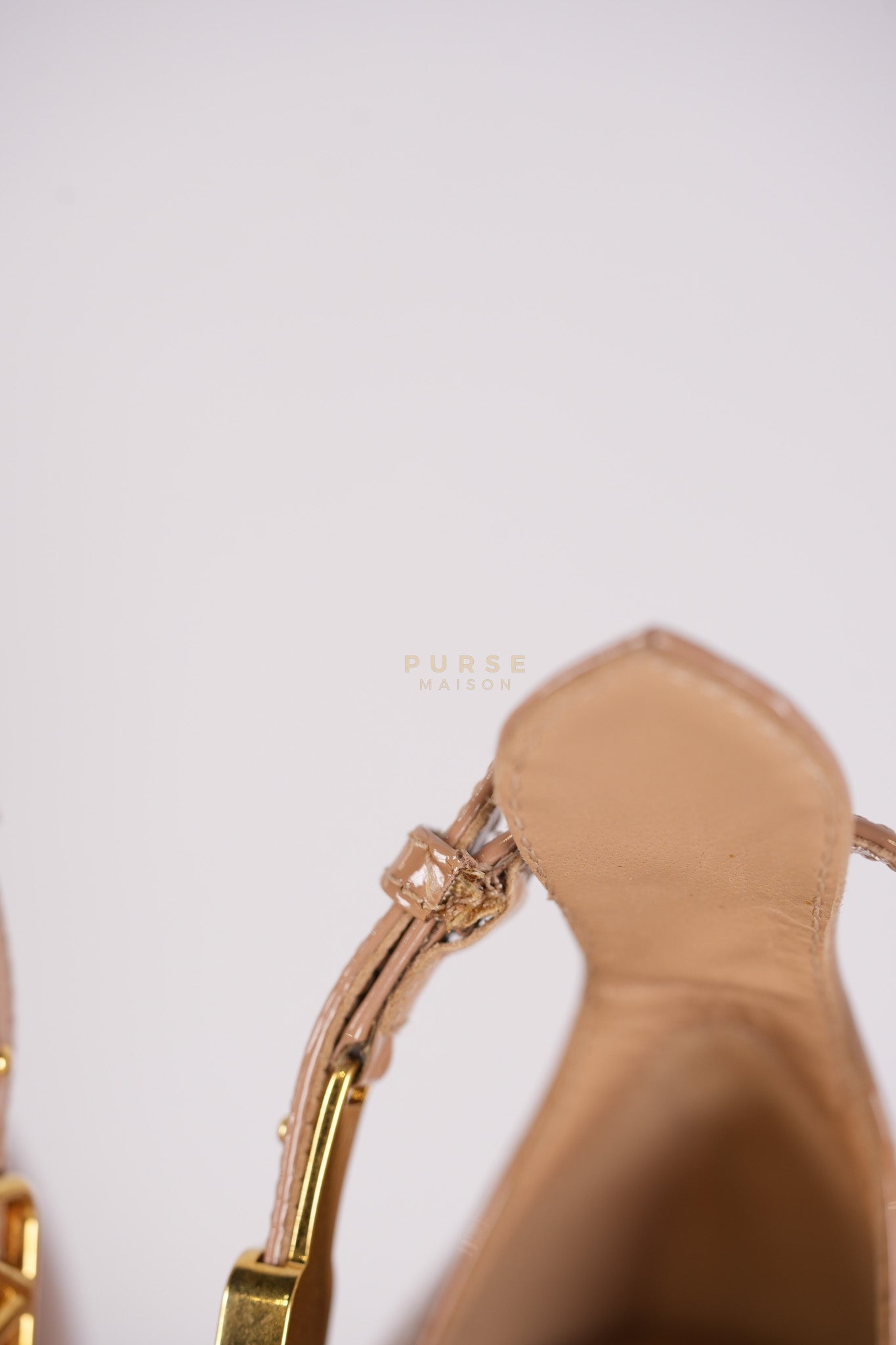 Tango Beige Patent Leather Pumps Size 36 EU (22.5 cm) | Purse Maison Luxury Bags Shop