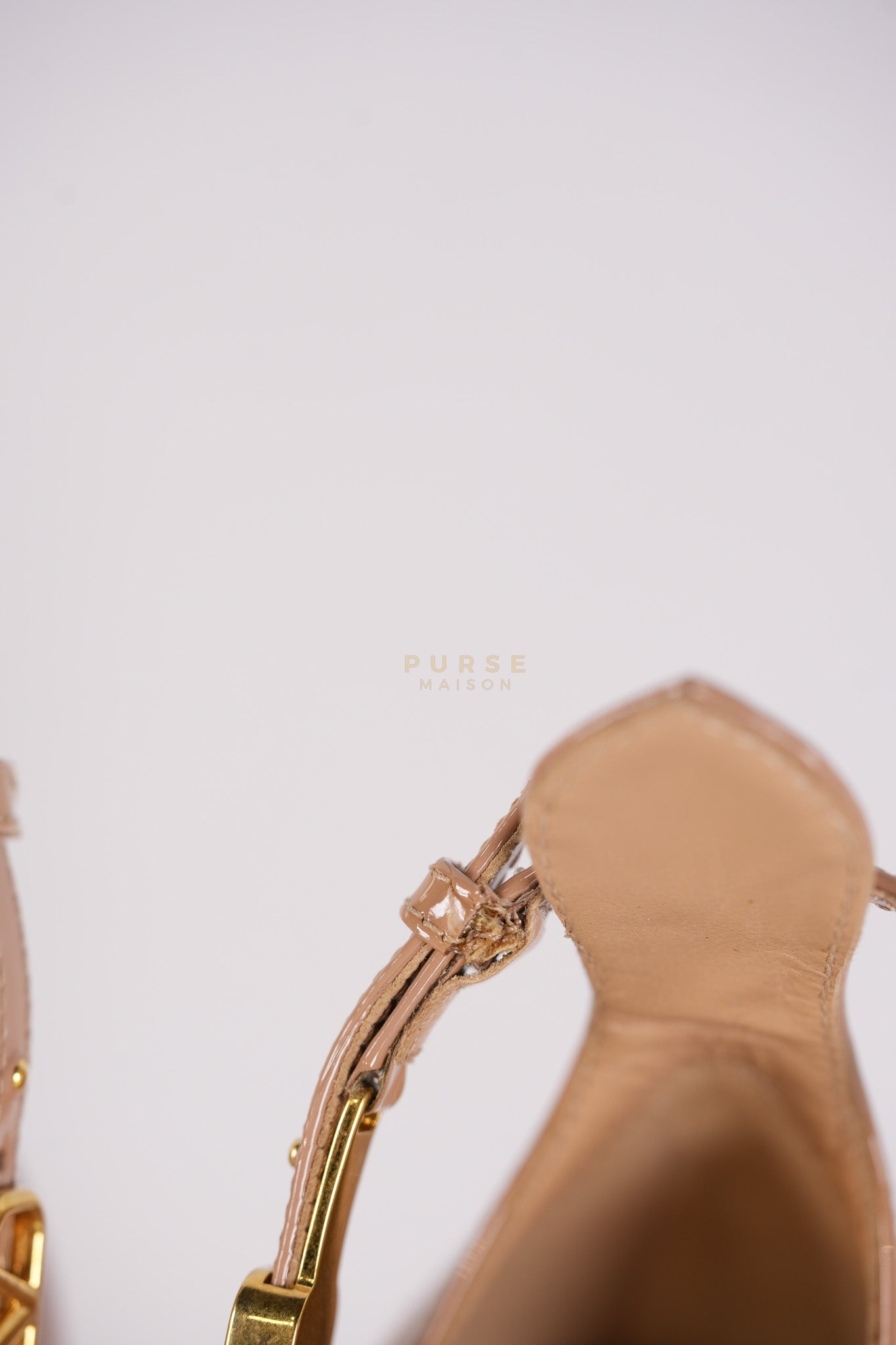 Tango Beige Patent Leather Pumps Size 36 EU (22.5 cm) | Purse Maison Luxury Bags Shop