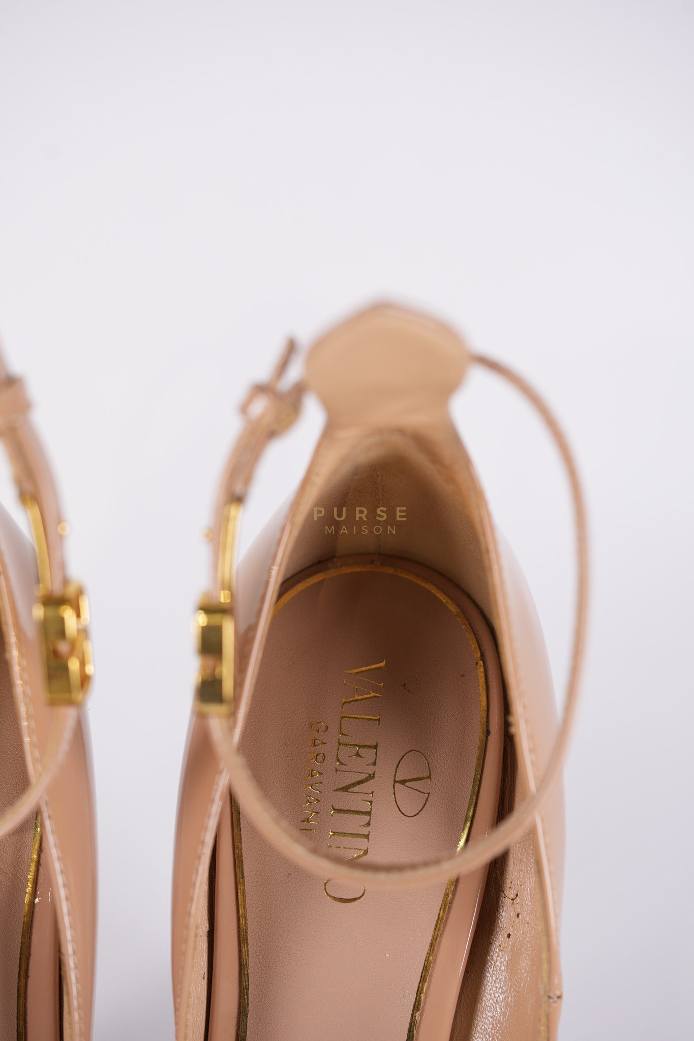 Tango Beige Patent Leather Pumps Size 36 EU (22.5 cm) | Purse Maison Luxury Bags Shop