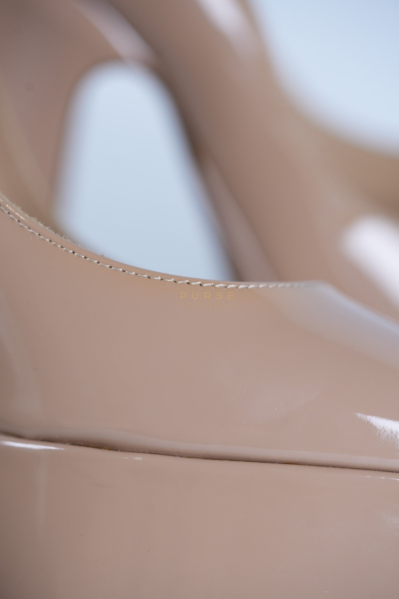 Tango Beige Patent Leather Pumps Size 36 EU (22.5 cm) | Purse Maison Luxury Bags Shop