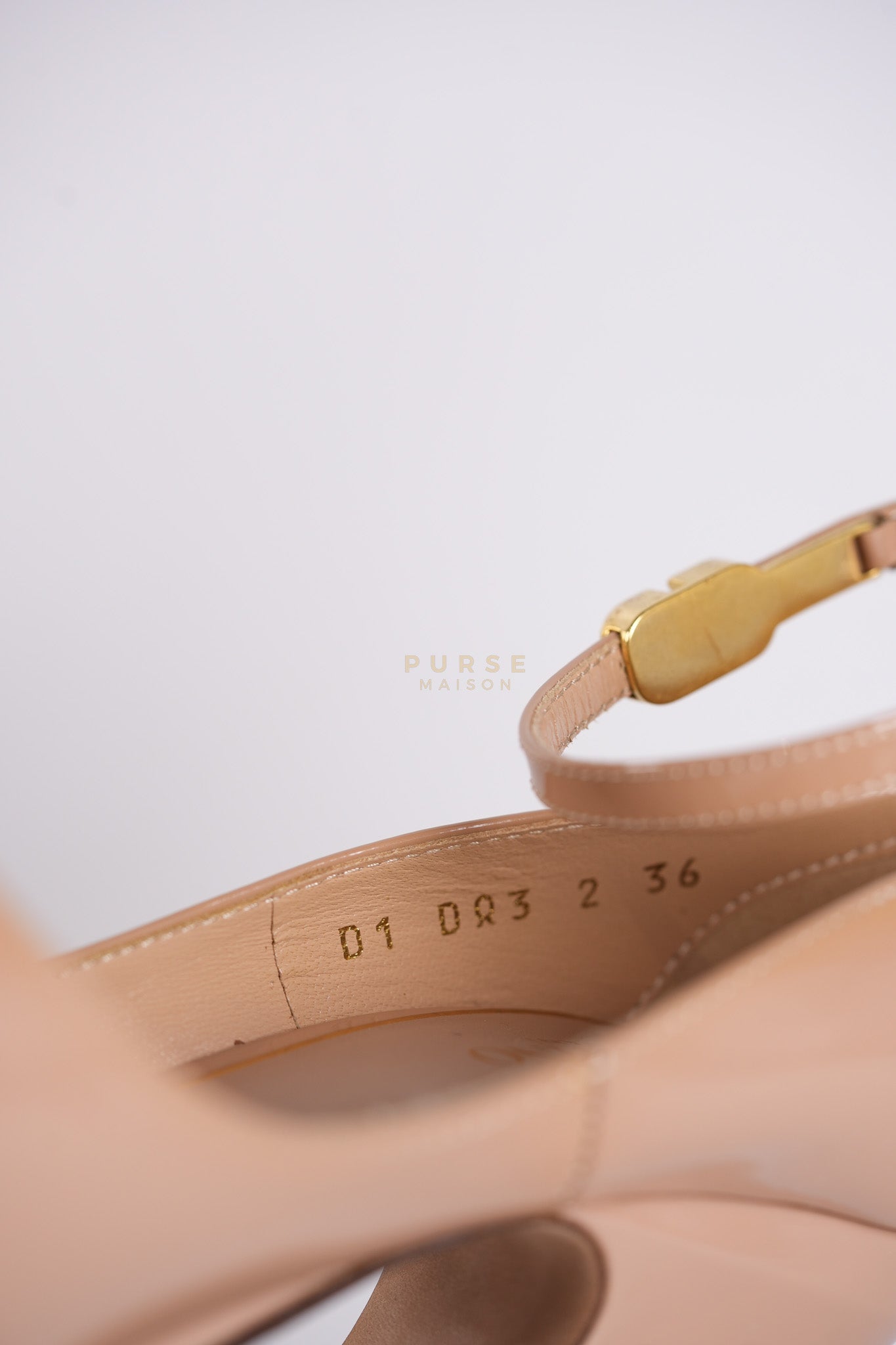 Tango Beige Patent Leather Pumps Size 36 EU (22.5 cm) | Purse Maison Luxury Bags Shop