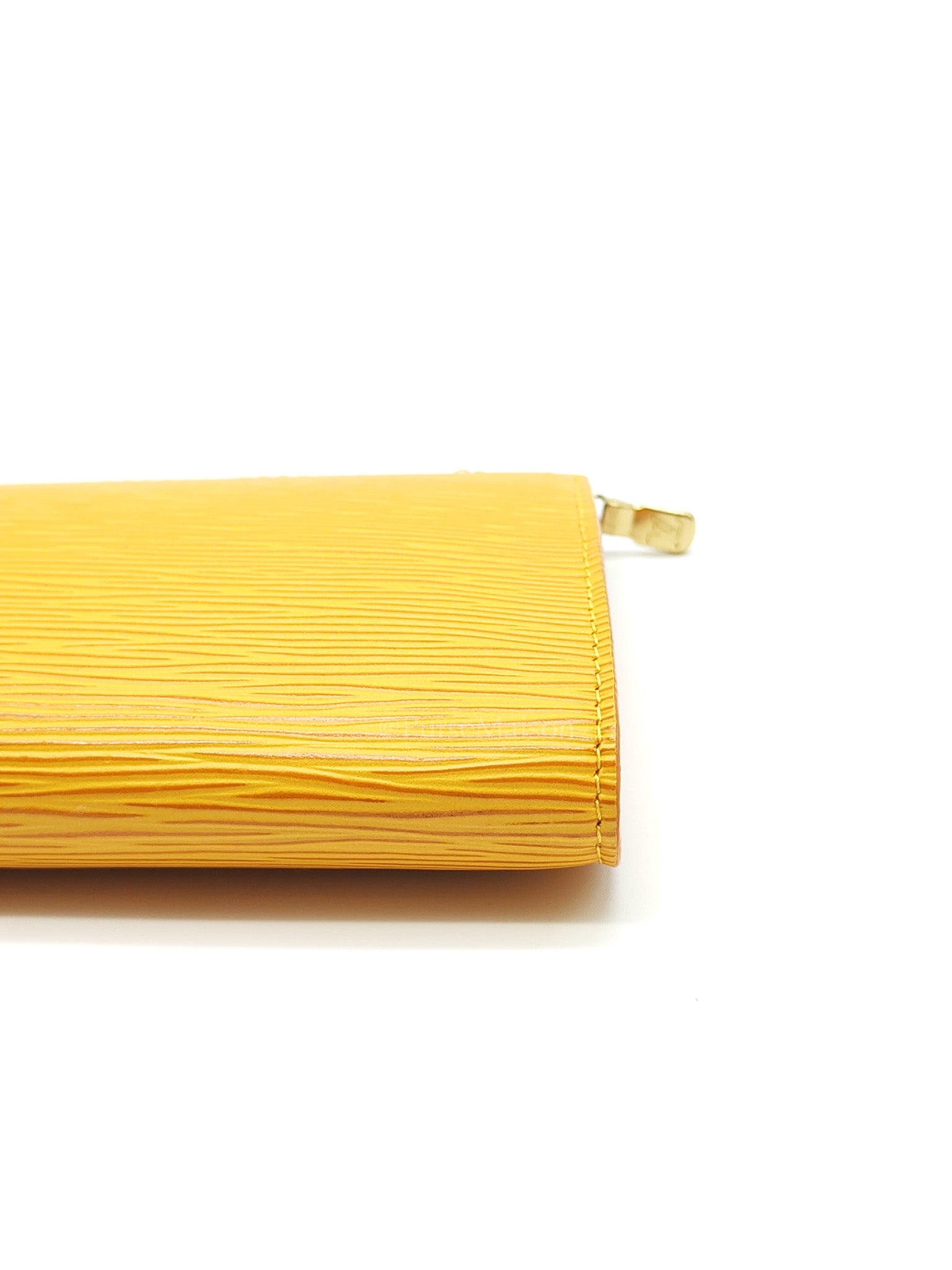 Tassil Pochette Accessoires in Yellow Epi Leather & Gold Hardware (Datecode: CA0968) | Purse Maison Luxury Bags Shop
