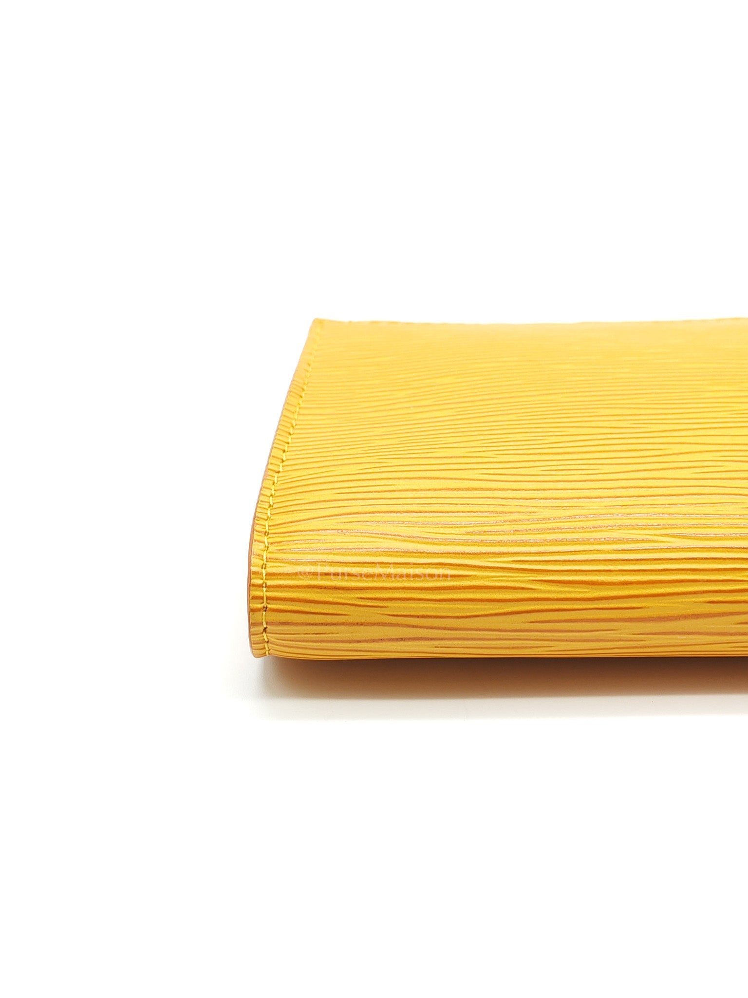 Tassil Pochette Accessoires in Yellow Epi Leather & Gold Hardware (Datecode: CA0968) | Purse Maison Luxury Bags Shop