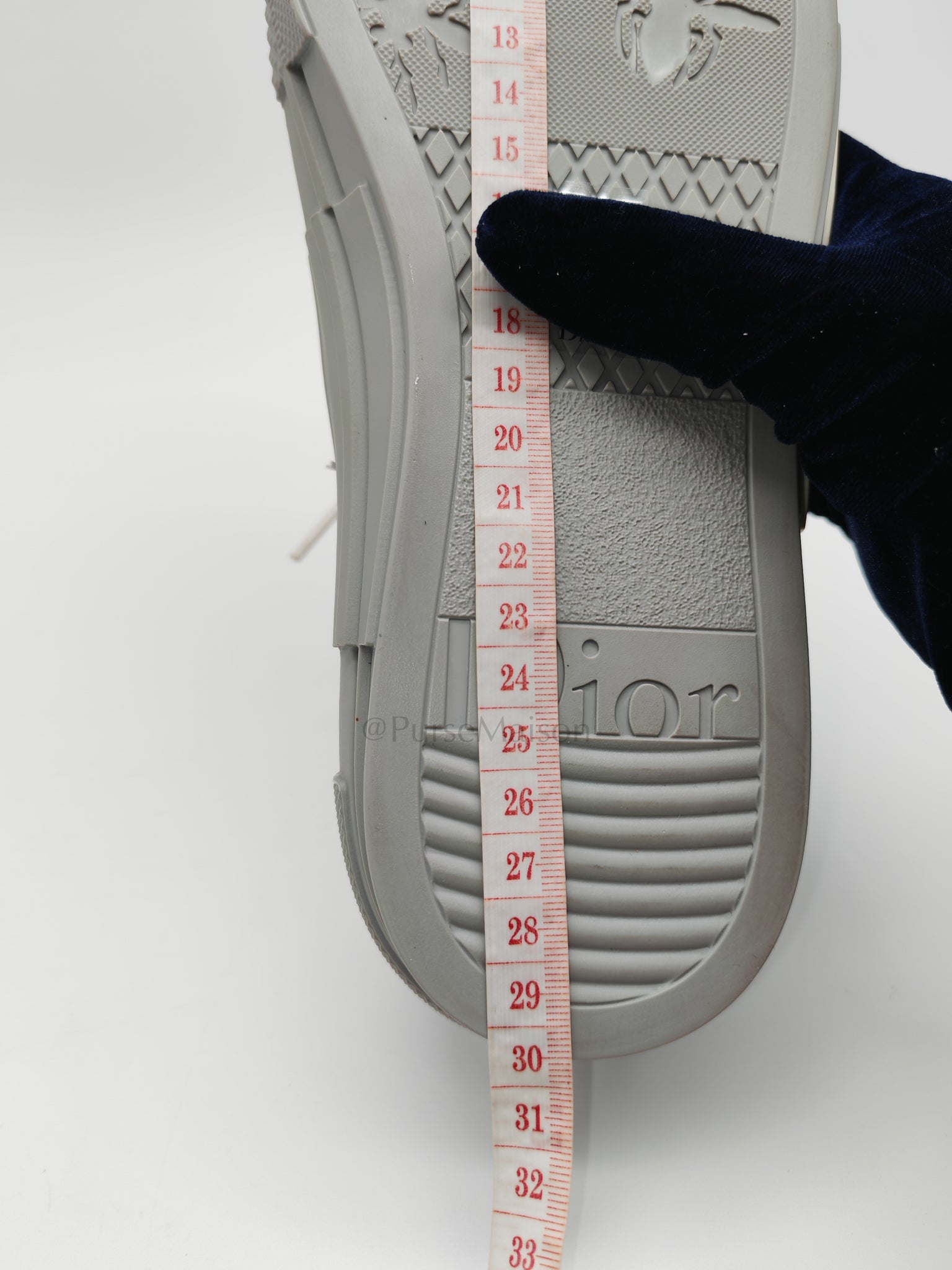 Technical Canvas Blue Oblique B23 Low Top Sneaker Size 43EU (27CM) | Purse Maison Luxury Bags Shop