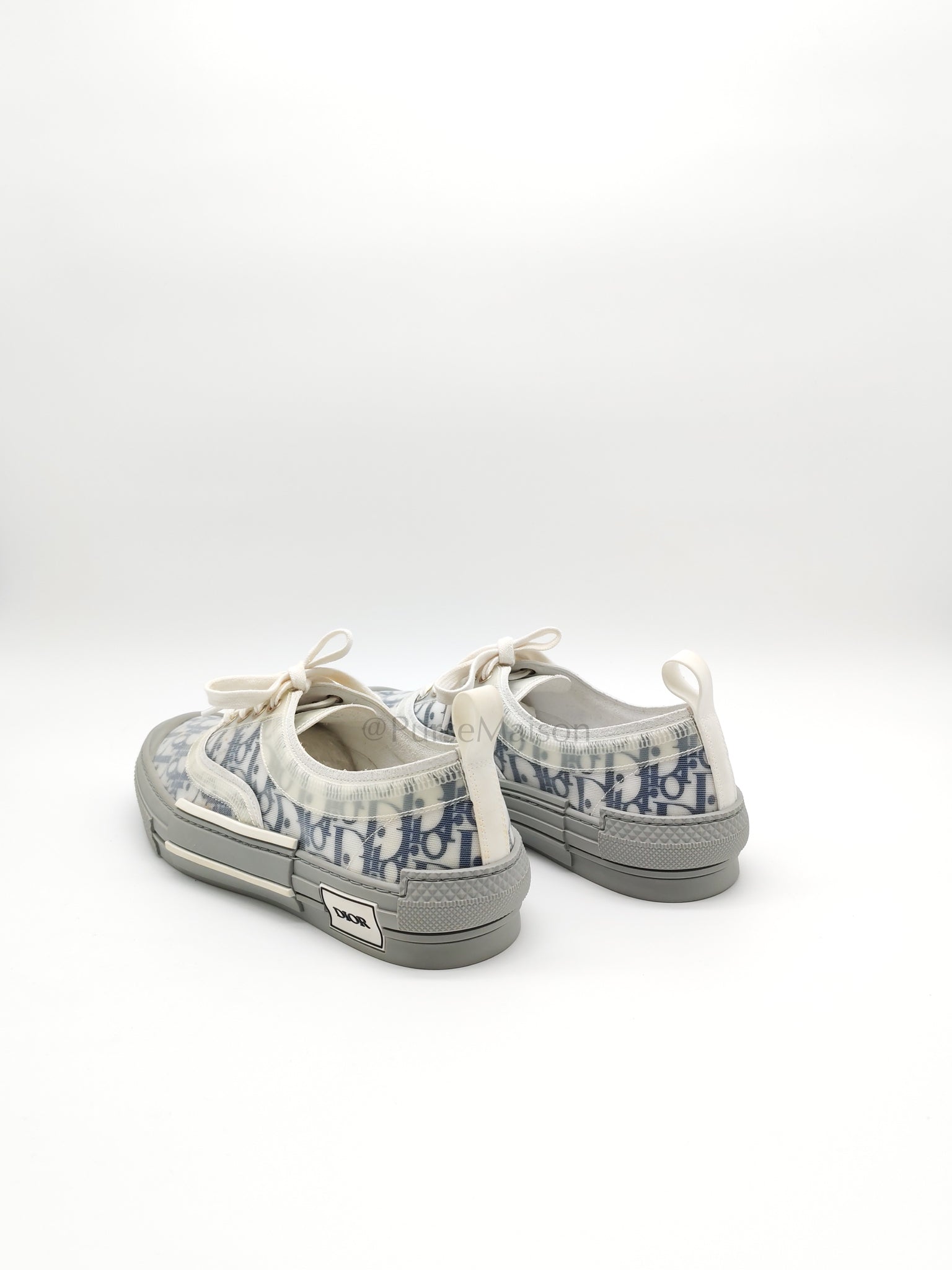 Technical Canvas Blue Oblique B23 Low Top Sneaker Size 43EU (27CM) | Purse Maison Luxury Bags Shop