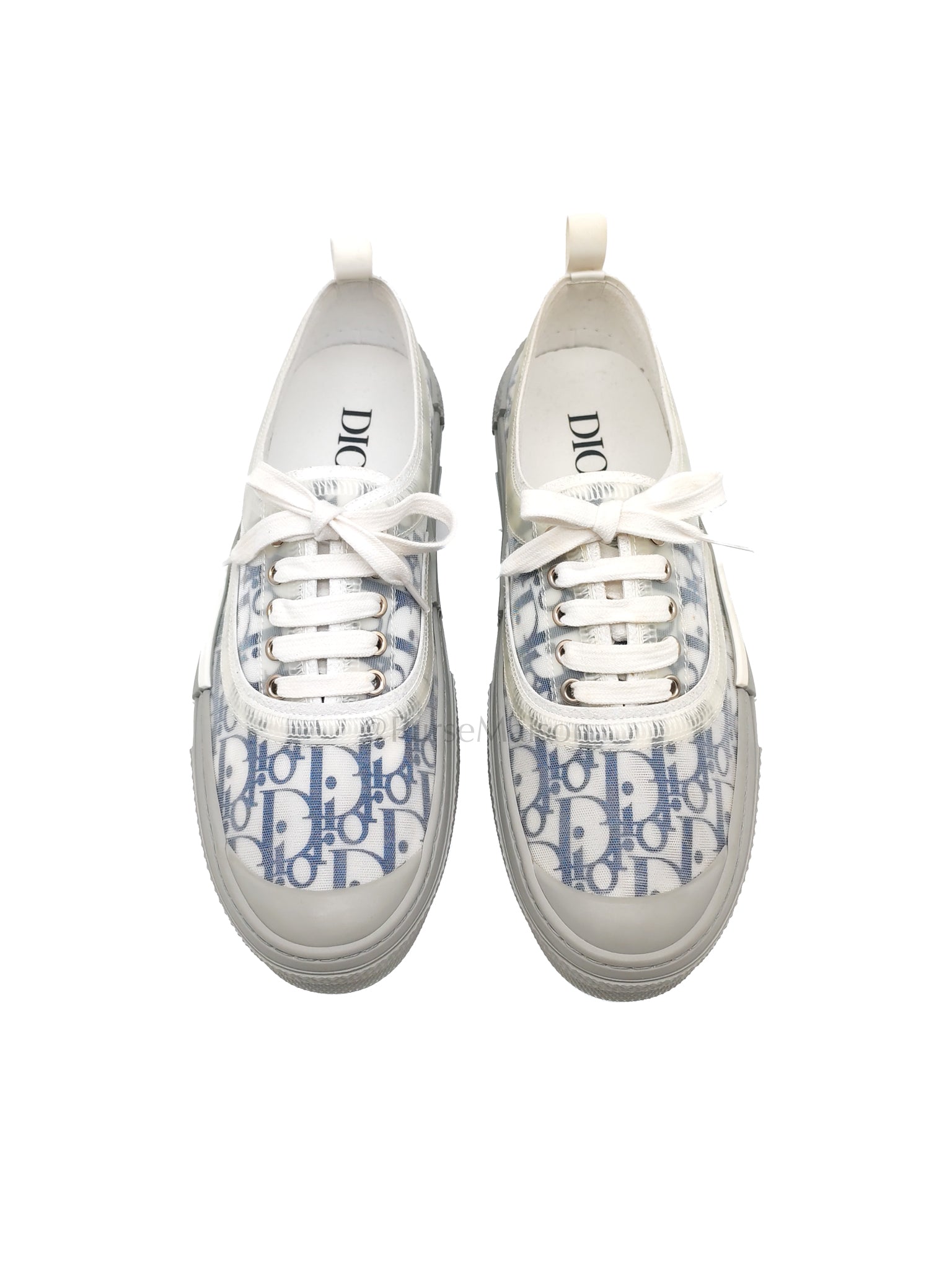 Technical Canvas Blue Oblique B23 Low Top Sneaker Size 43EU (27CM) | Purse Maison Luxury Bags Shop