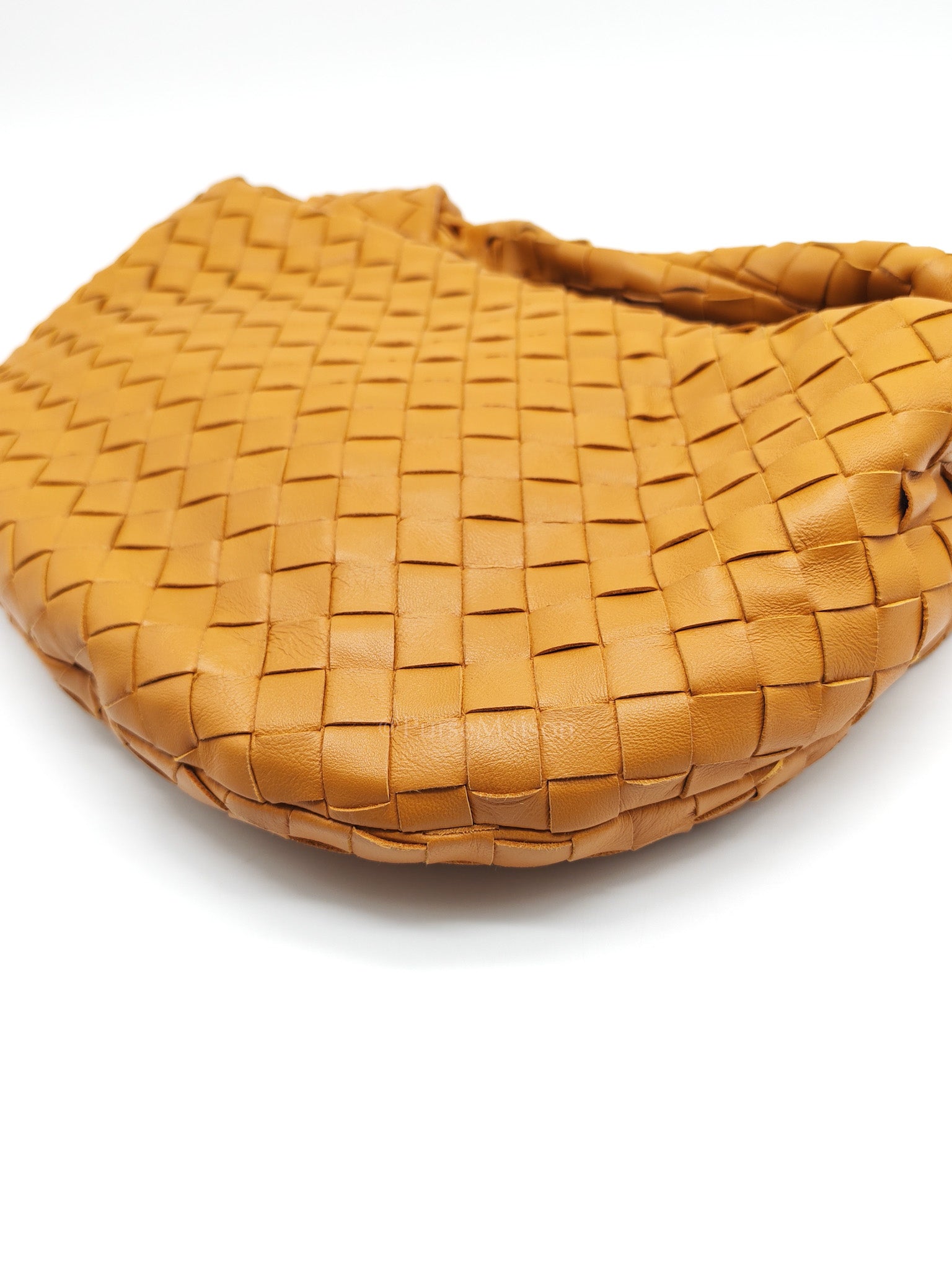 Teen Jodie Shoulder Bag in Caramel Intrecciato Woven Leather | Purse Maison Luxury Bags Shop