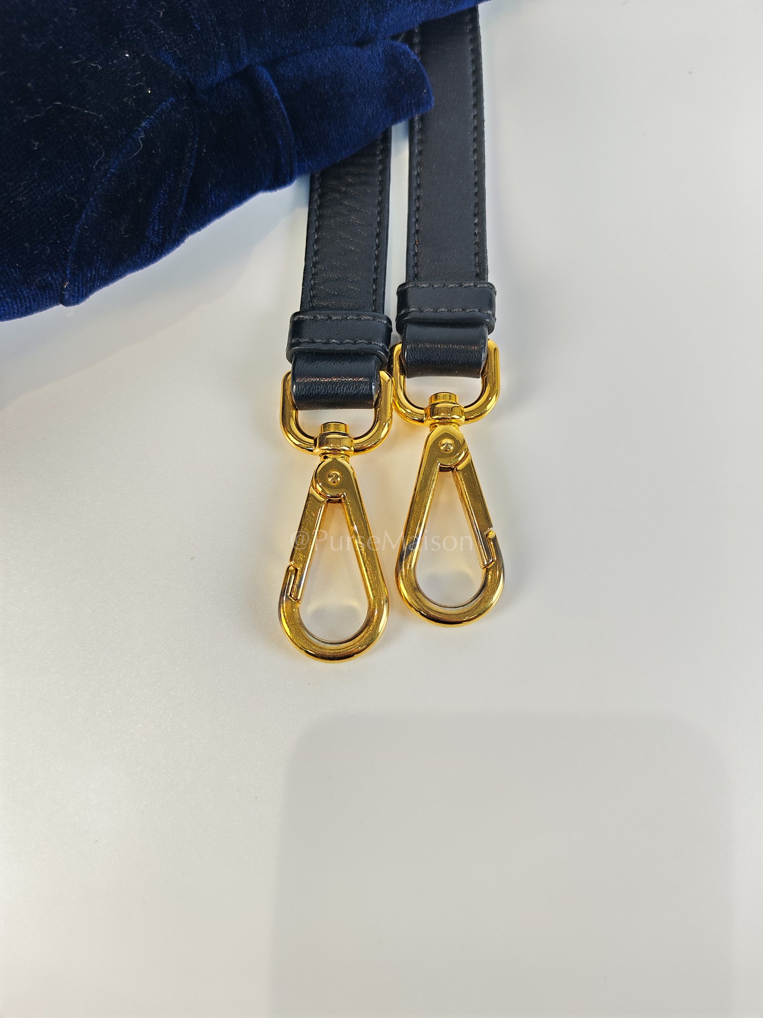 Tessuto Gaufre Two-Way Bag in Noir | Purse Maison Luxury Bags Shop