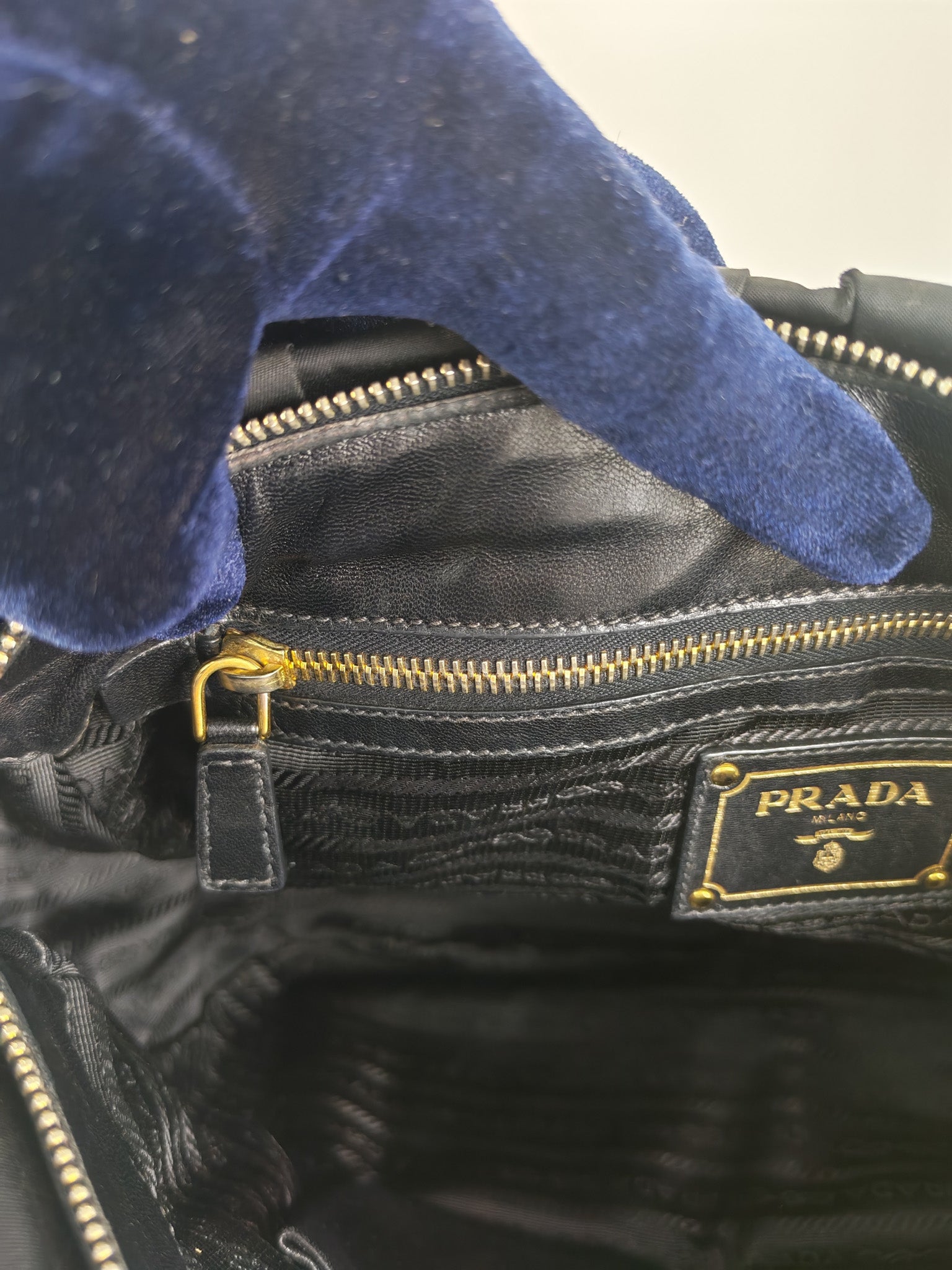 Tessuto Gaufre Two-Way Bag in Noir | Purse Maison Luxury Bags Shop