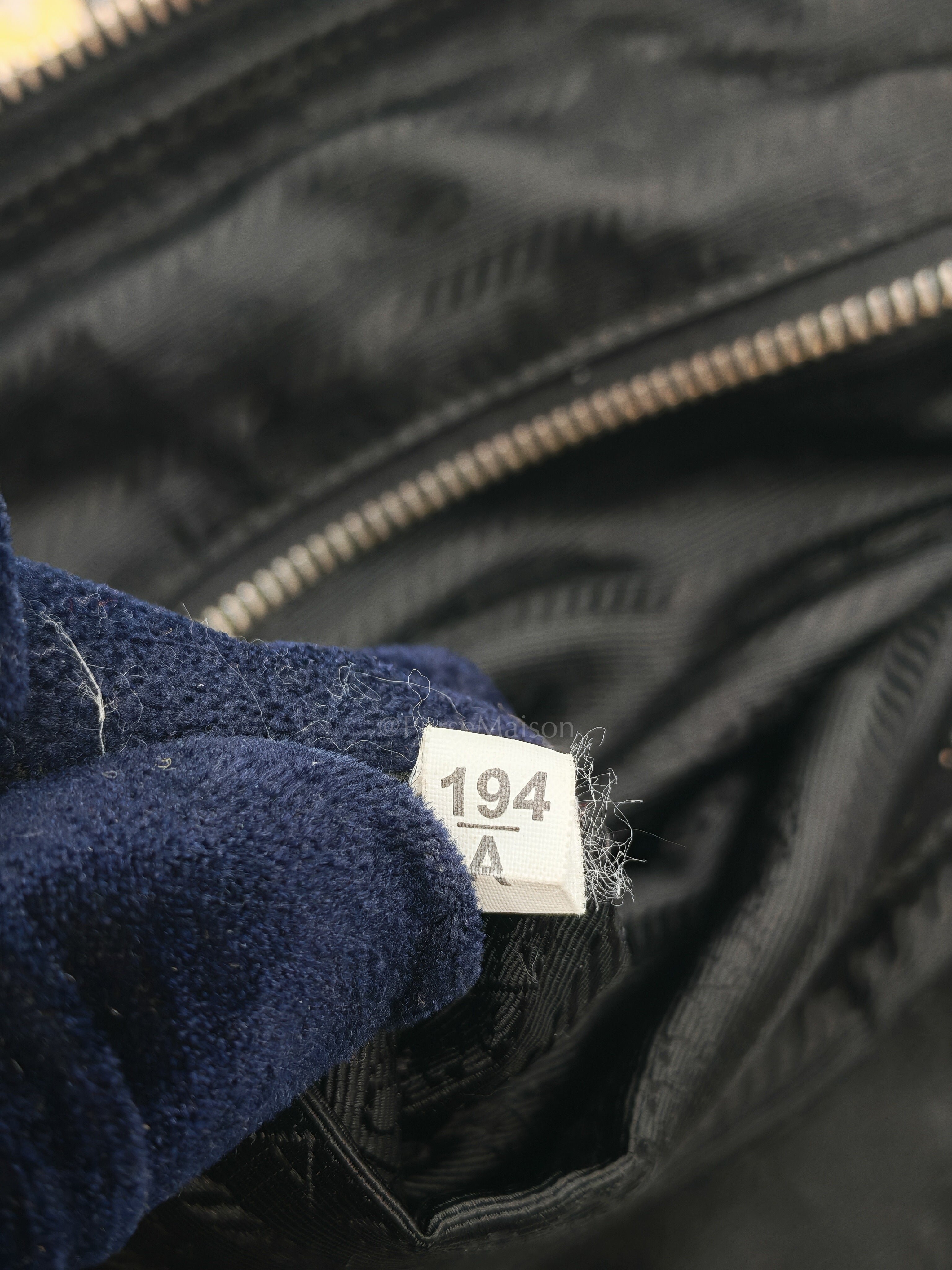 Tessuto Nylon Totebag in Black Saffiano Leather | Purse Maison Luxury Bags Shop