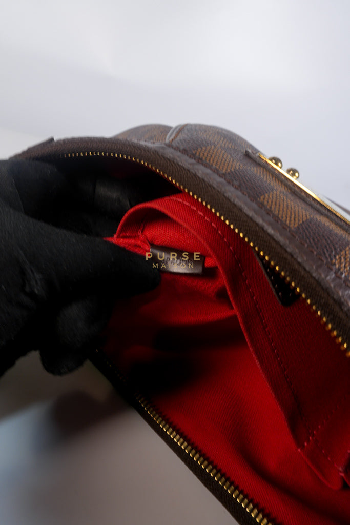 Thames PM Bag in Damier Ebene Canvas & Gold Hardware (Date Code SP4008) | Purse Maison Luxury Bags Shop