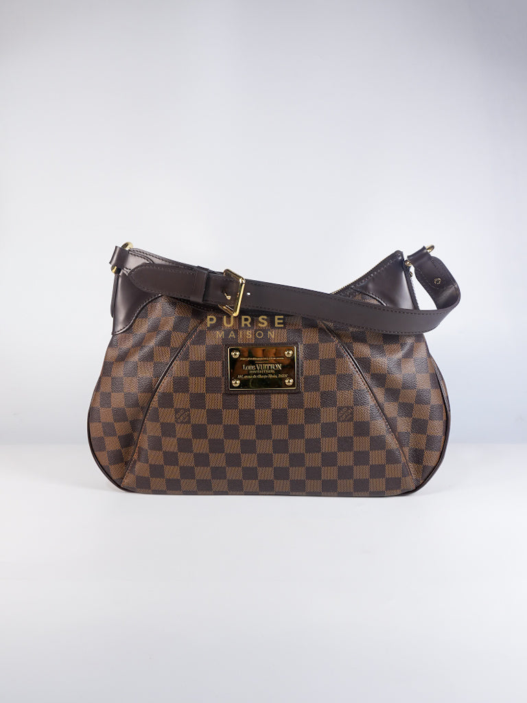 Thames PM Bag in Damier Ebene Canvas & Gold Hardware (Date Code SP4008) | Purse Maison Luxury Bags Shop