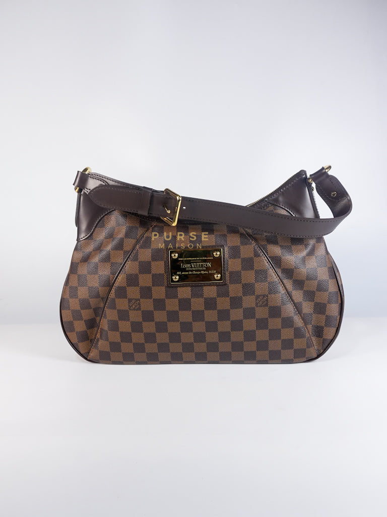 Thames PM Bag in Damier Ebene Canvas & Gold Hardware (Date Code SP4008) | Purse Maison Luxury Bags Shop