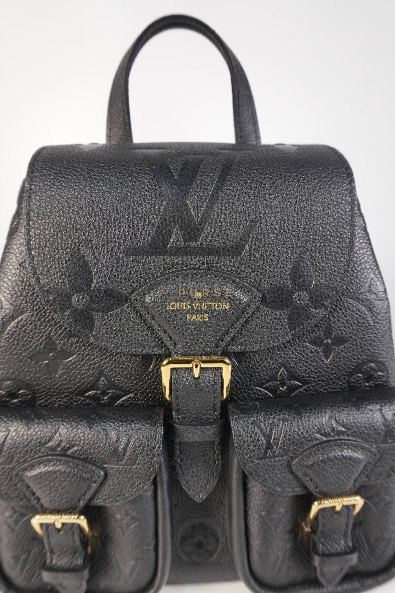 The Playful Backup Backpack in Black Monogram Empreinte Leather(Microchip) | Purse Maison Luxury Bags Shop