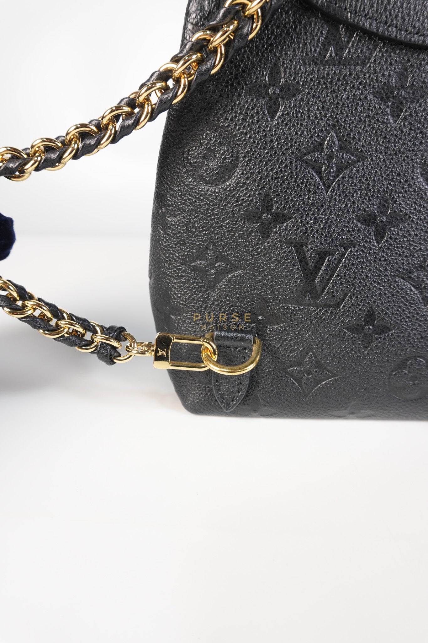 The Playful Backup Backpack in Black Monogram Empreinte Leather(Microchip) | Purse Maison Luxury Bags Shop