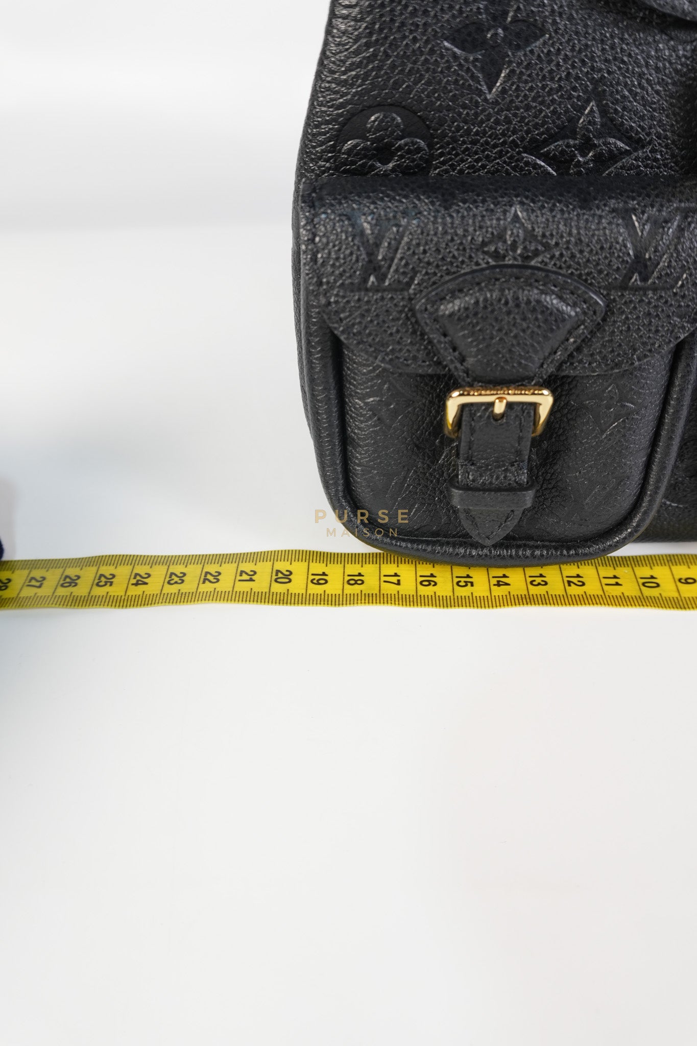 The Playful Backup Backpack in Black Monogram Empreinte Leather(Microchip) | Purse Maison Luxury Bags Shop