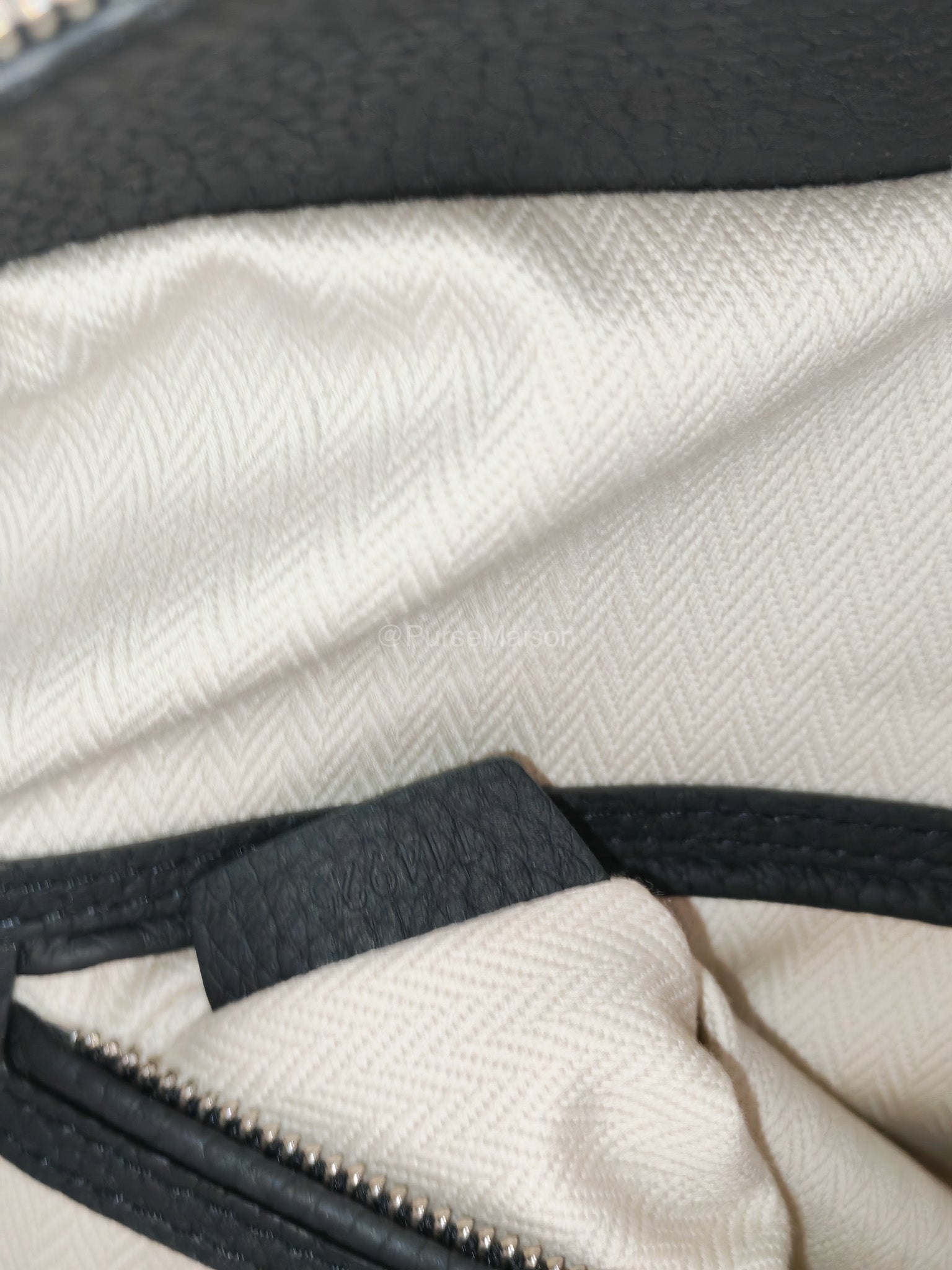 The Row Marlo 17 Tote Bag in Black Grained Calfskin Leather | Purse Maison Luxury Bags Shop