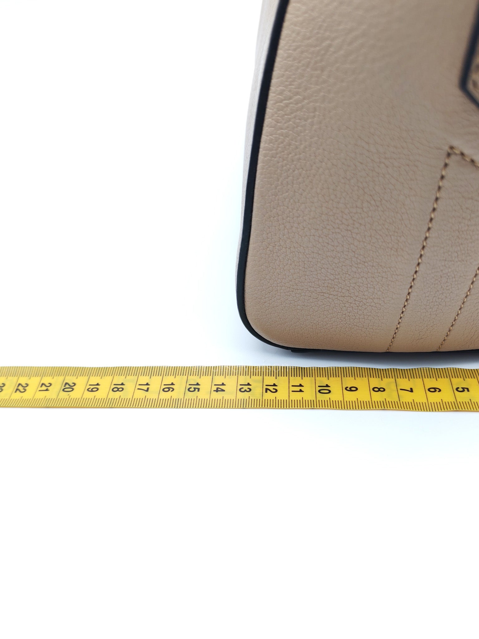 Antigona Mini In Nude Goatskin Leather & Silver Hardware
