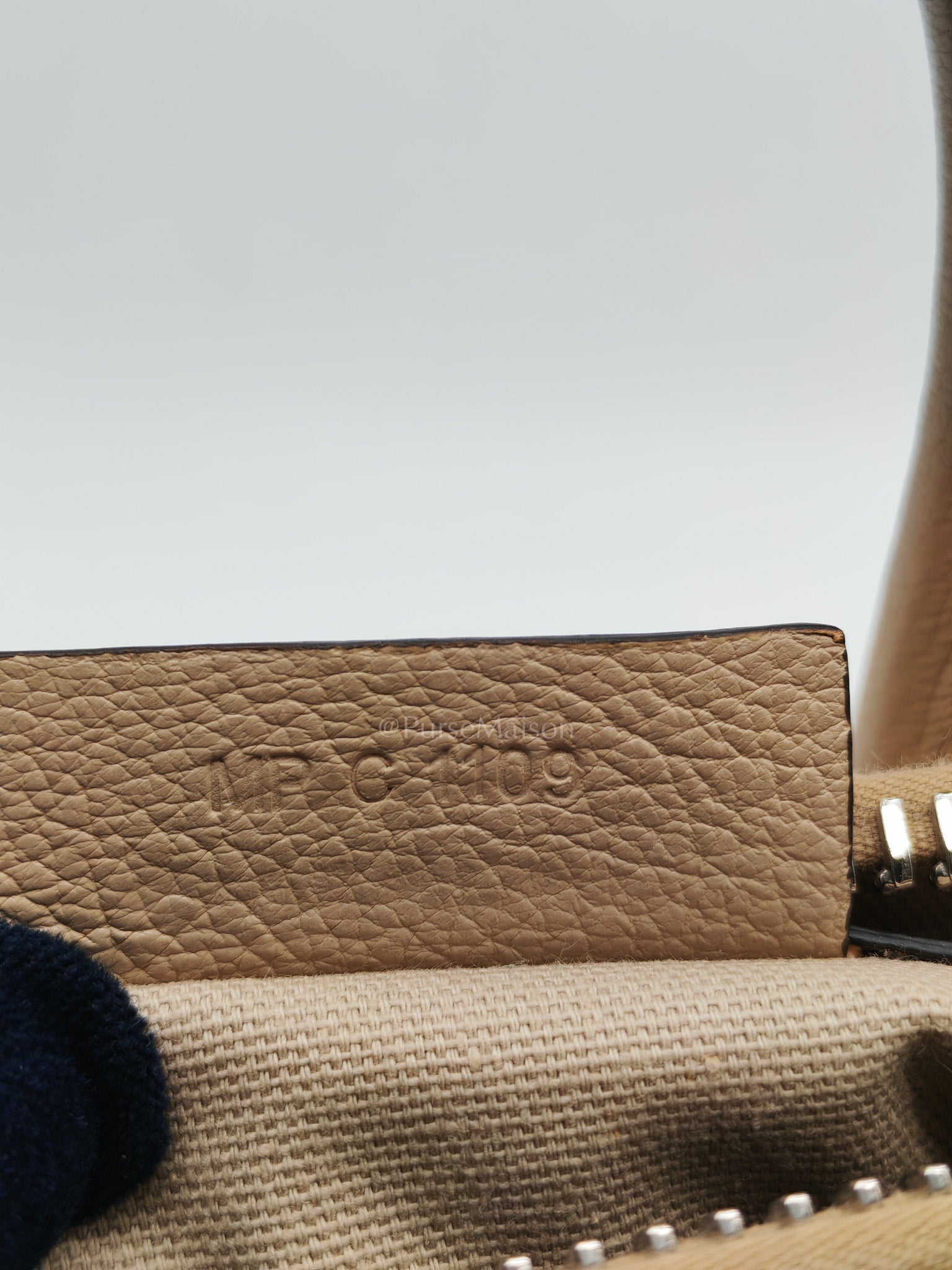 Antigona Mini In Nude Goatskin Leather & Silver Hardware