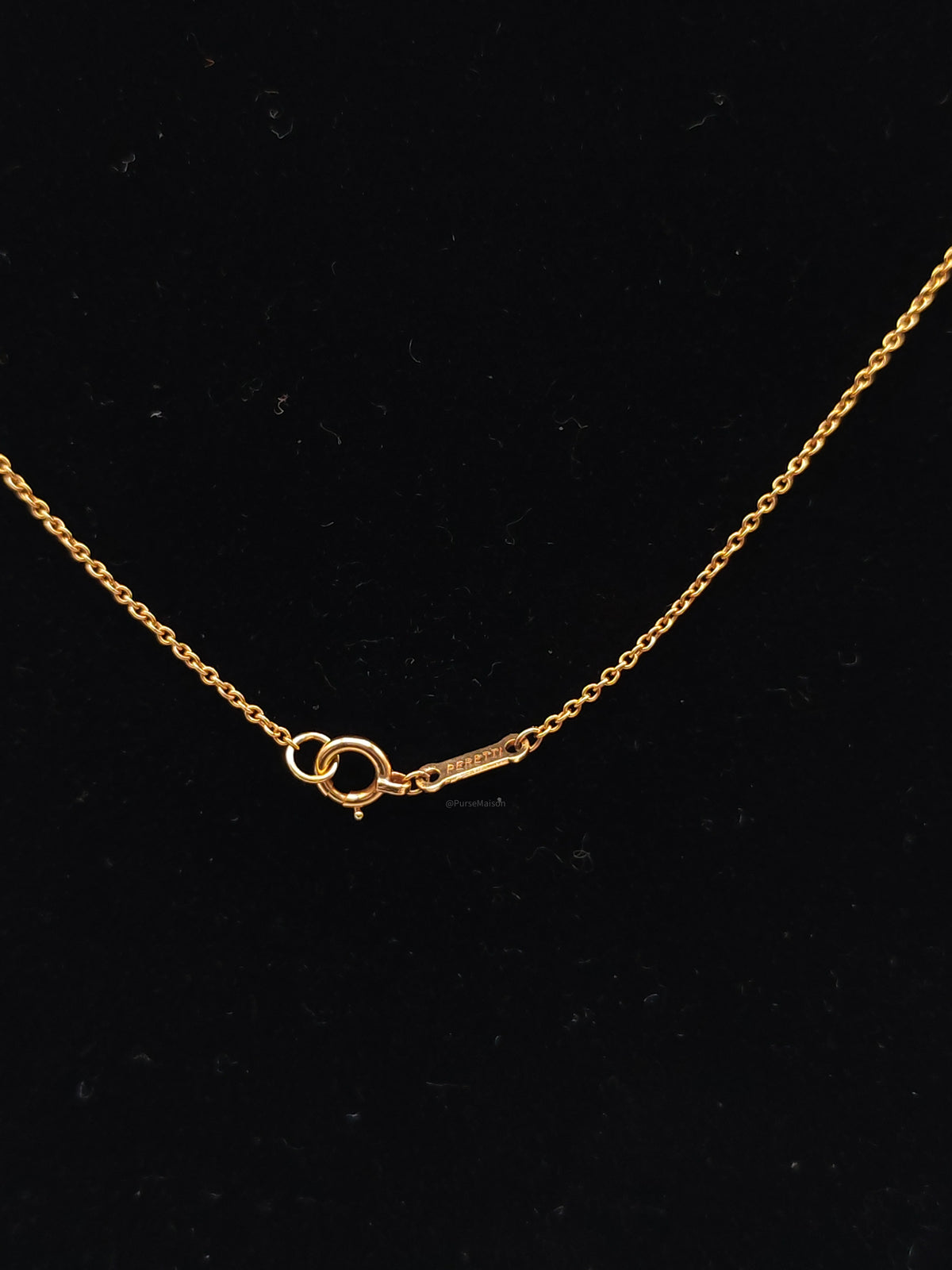 Tiffany & Co. Elsa Peretti Open Heart Pendant in 18K Yellow Gold | Purse Maison Luxury Bags Shop
