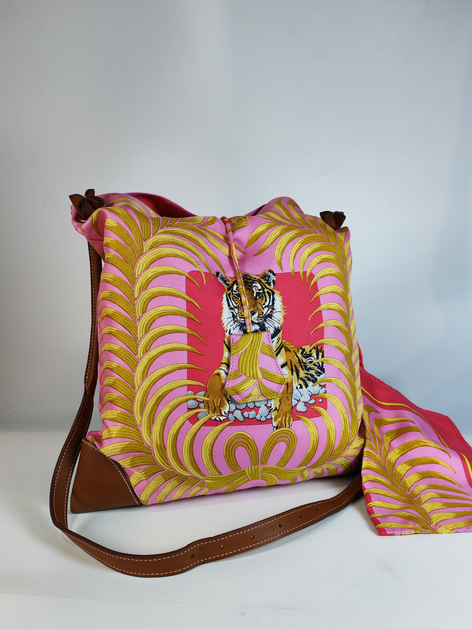 Tiger Pattern Silky City Multicolor Crossbody Bag | Purse Maison Luxury Bags Shop