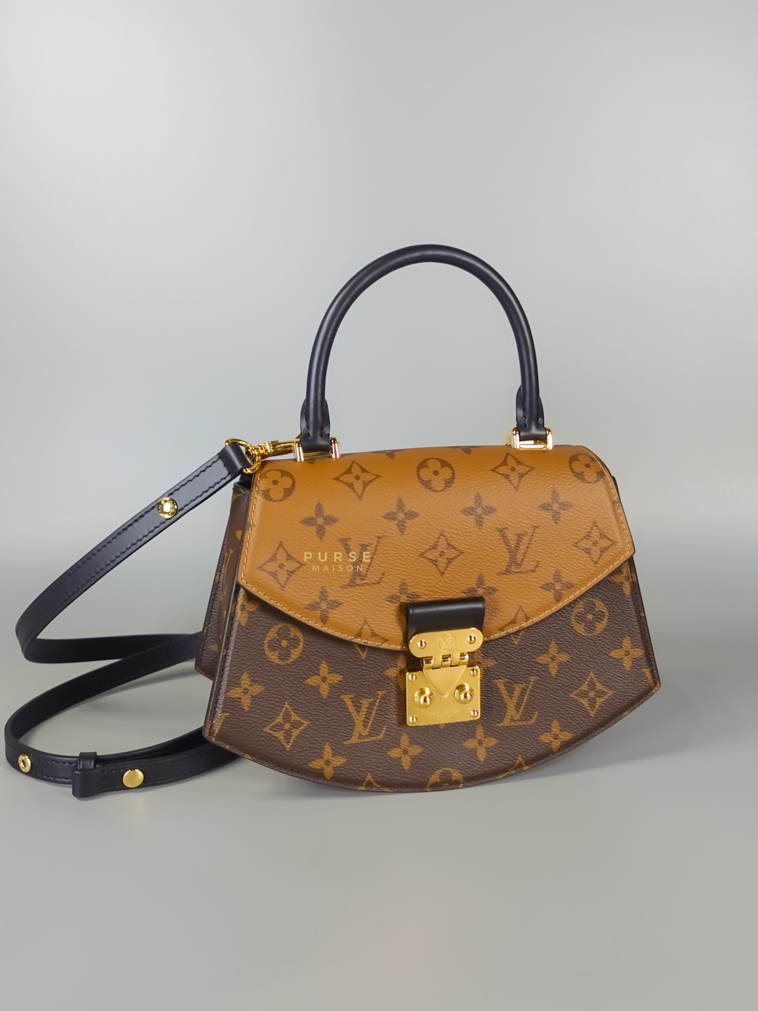 Tilsitt Top Handle Reverse Monogram Canvas | Purse Maison Luxury Bags Shop