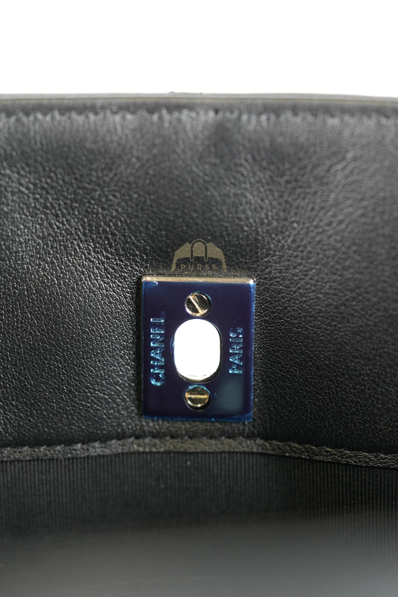 Timeless Classic Tote Bag in Black Quilted Calfskin Leather and Silver Hardware Series 21 | Purse Maison Luxury Bags Shop