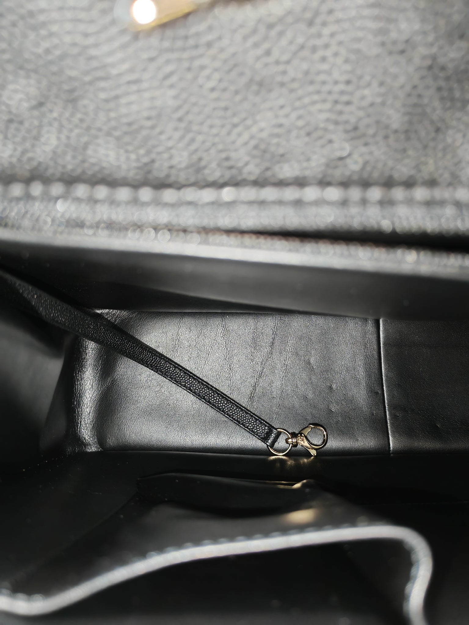 Timeless Classic Tote in Black Quilted Caviar Leather and Light Gold Hardware (Microchip) | Purse Maison Luxury Bags Shop