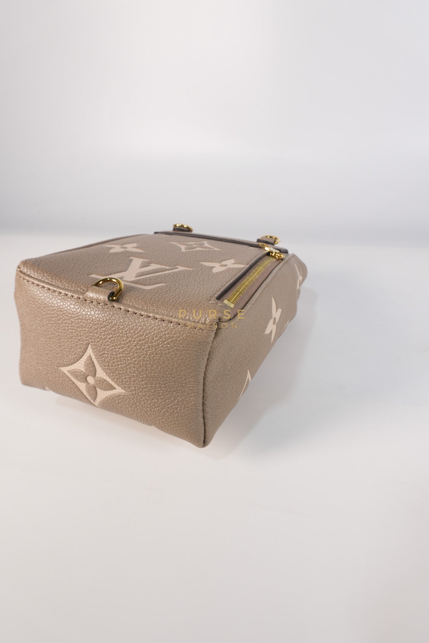 Tiny Backpack in Bicolor Monogram Empreinte Leather (Microchip) | Purse Maison Luxury Bags Shop