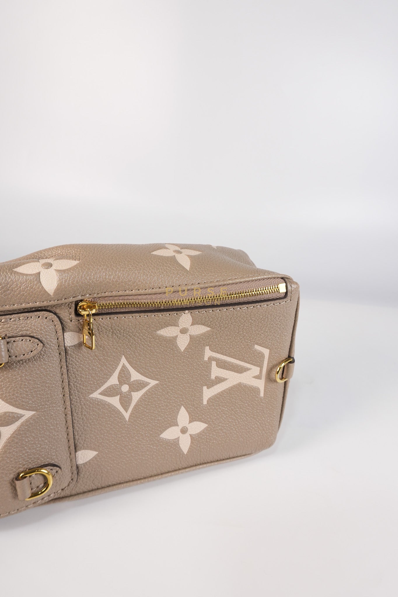 Tiny Backpack in Bicolor Monogram Empreinte Leather (Microchip) | Purse Maison Luxury Bags Shop
