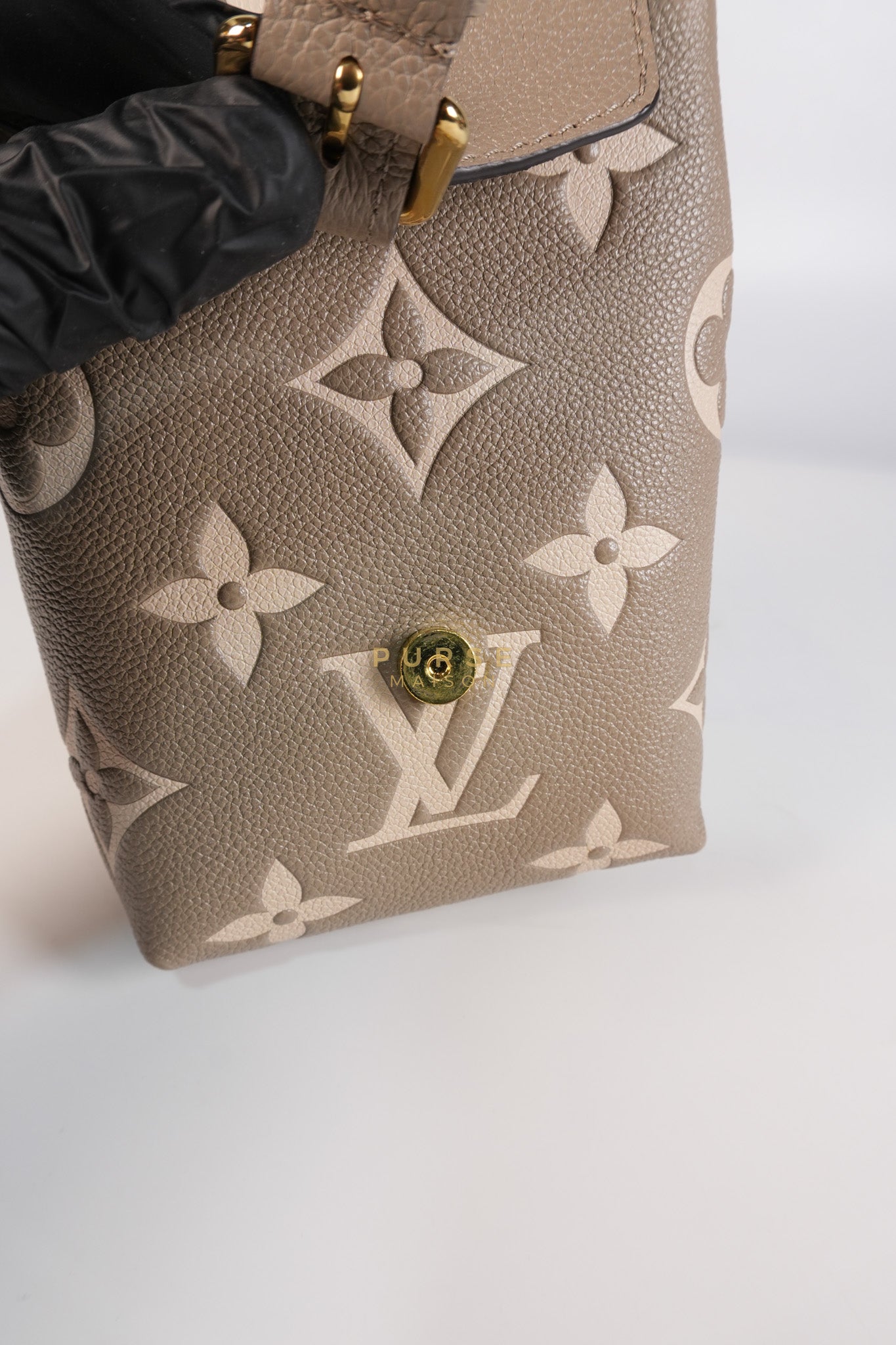 Tiny Backpack in Bicolor Monogram Empreinte Leather (Microchip) | Purse Maison Luxury Bags Shop