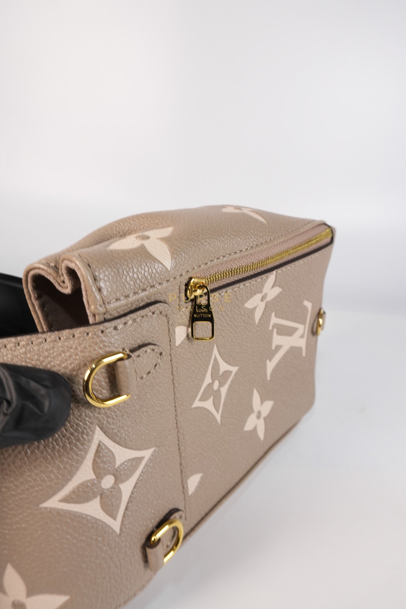 Tiny Backpack in Bicolor Monogram Empreinte Leather (Microchip) | Purse Maison Luxury Bags Shop