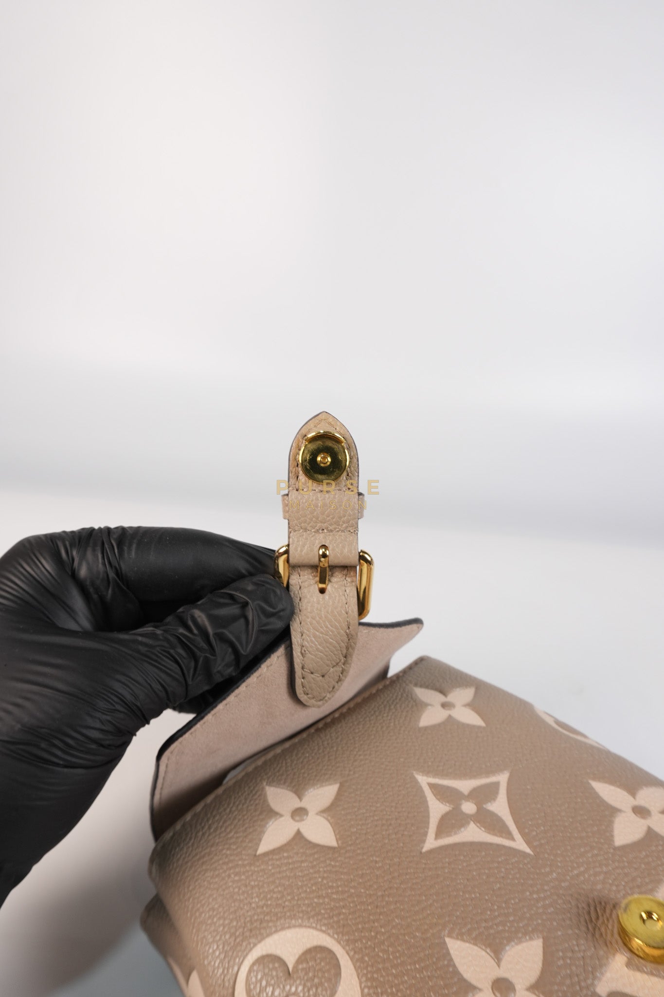 Tiny Backpack in Bicolor Monogram Empreinte Leather (Microchip) | Purse Maison Luxury Bags Shop