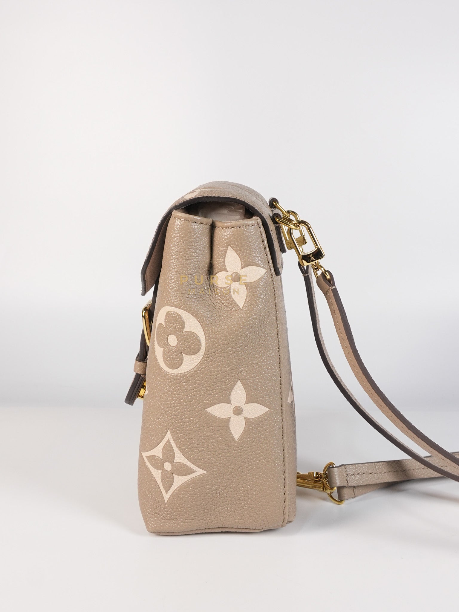 Tiny Backpack in Bicolor Monogram Empreinte Leather (Microchip) | Purse Maison Luxury Bags Shop