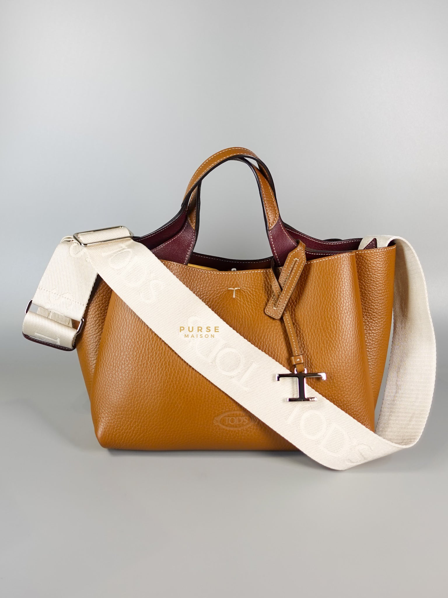 Tod's Woman Brown Leather Bag | Purse Maison Luxury Bags Shop